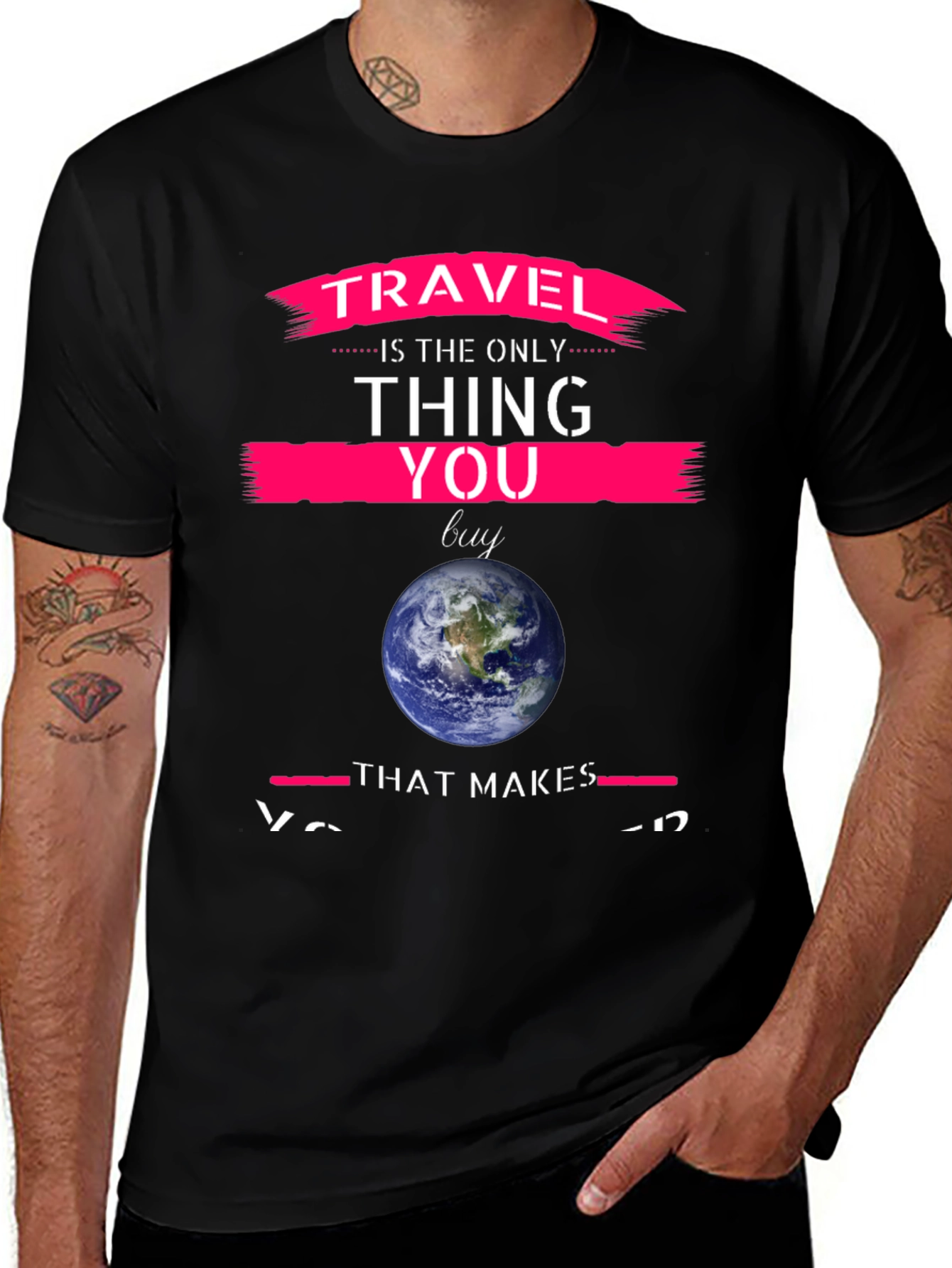 Travel is the Only Thing You Buy Graphic Tee