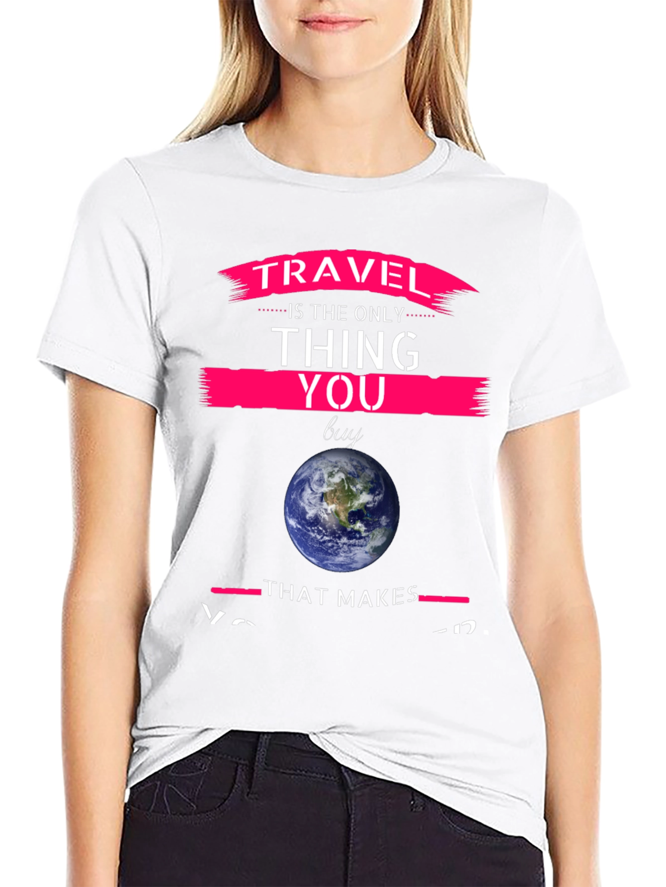 Travel is the Only Thing You Buy Graphic Tee