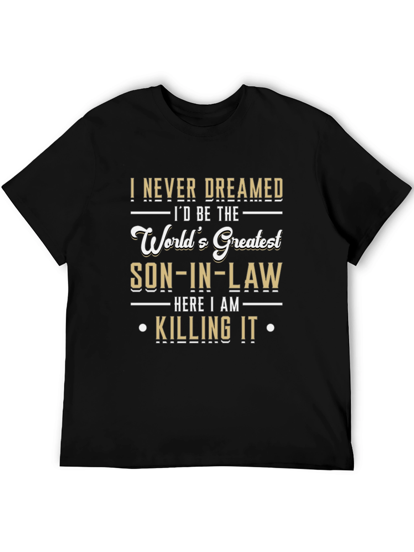 Worlds Greatest Son-in-Law Novelty Graphic T-Shirt