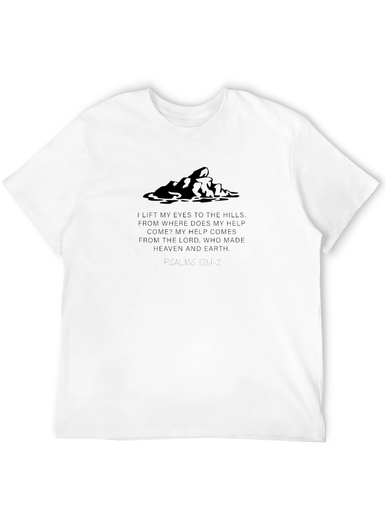 Mountains & Psalm T-Shirt - Christian Apparel