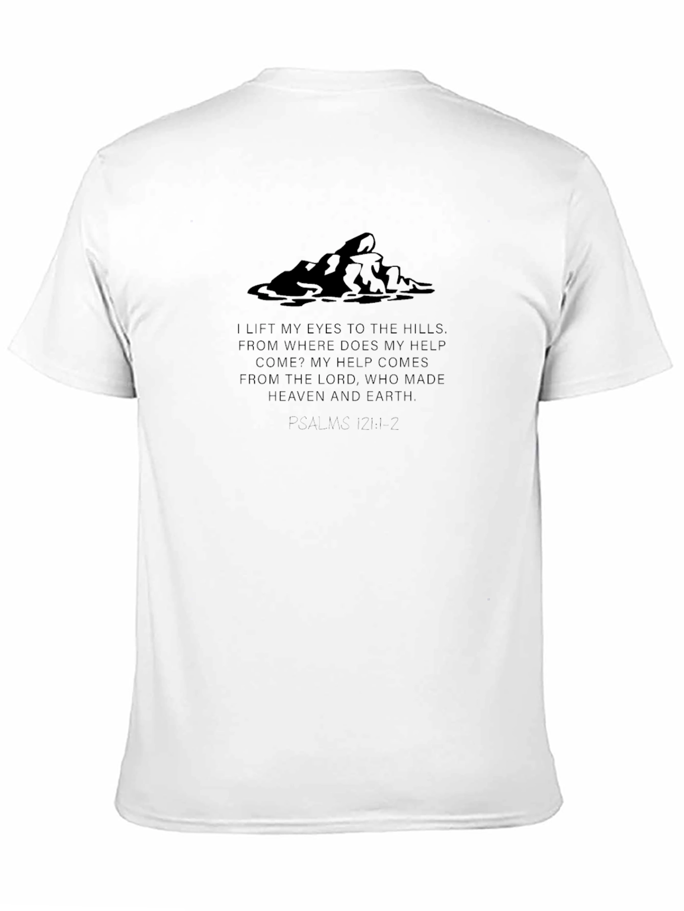 Mountains & Psalm T-Shirt - Christian Apparel