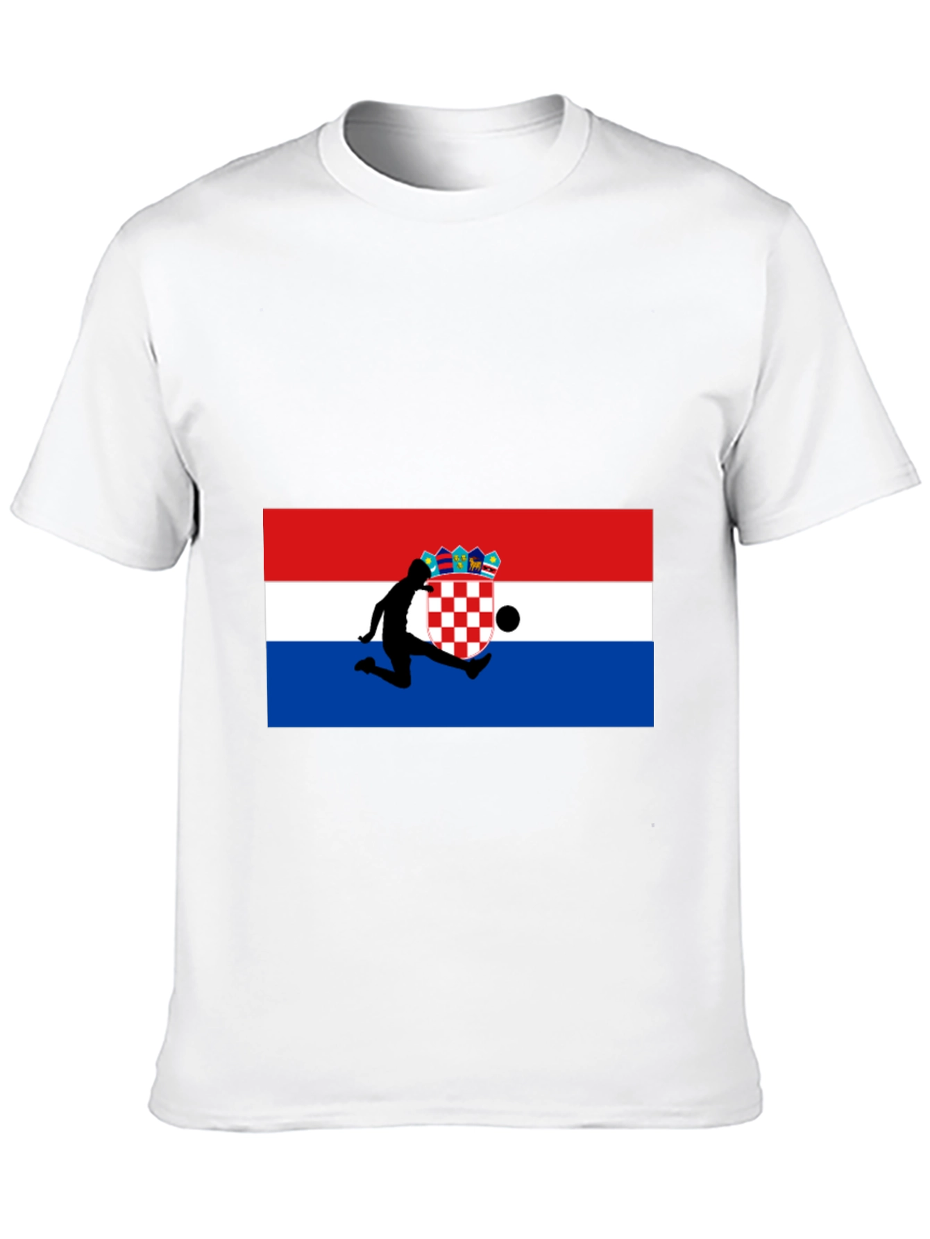 Croatia Flag Soccer T-Shirt