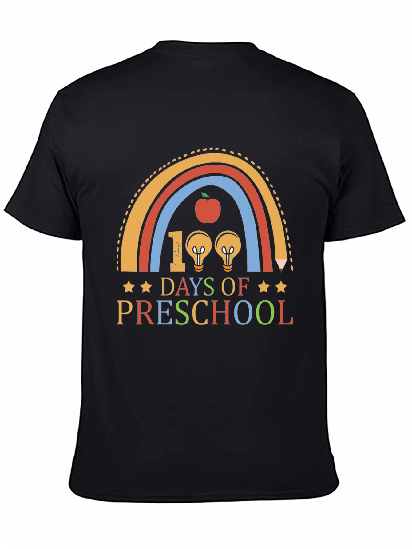 100 Days of Preschool Rainbow T-Shirt