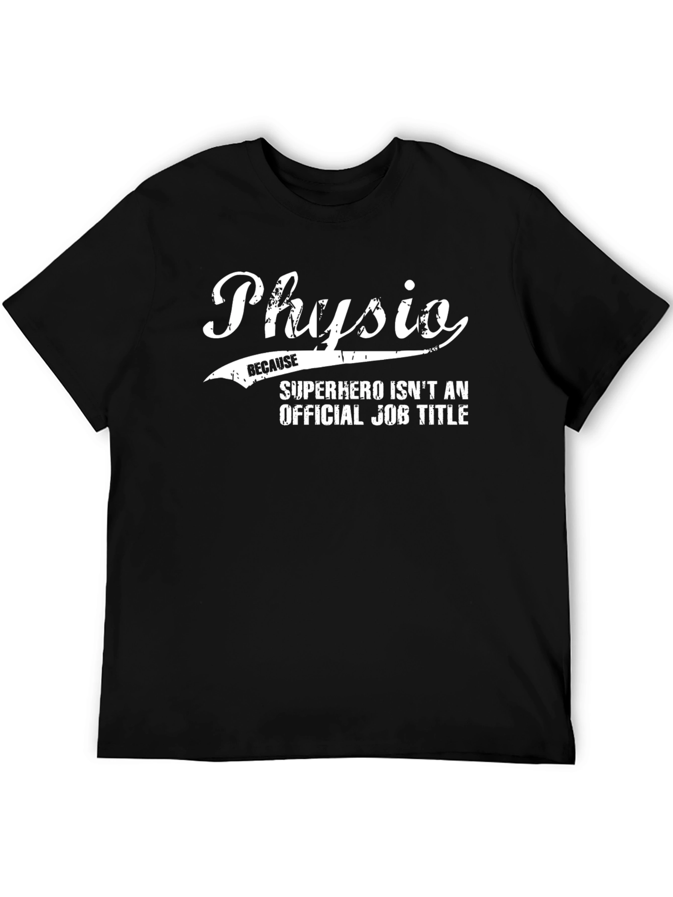 Physio Superhero T-Shirt - Black