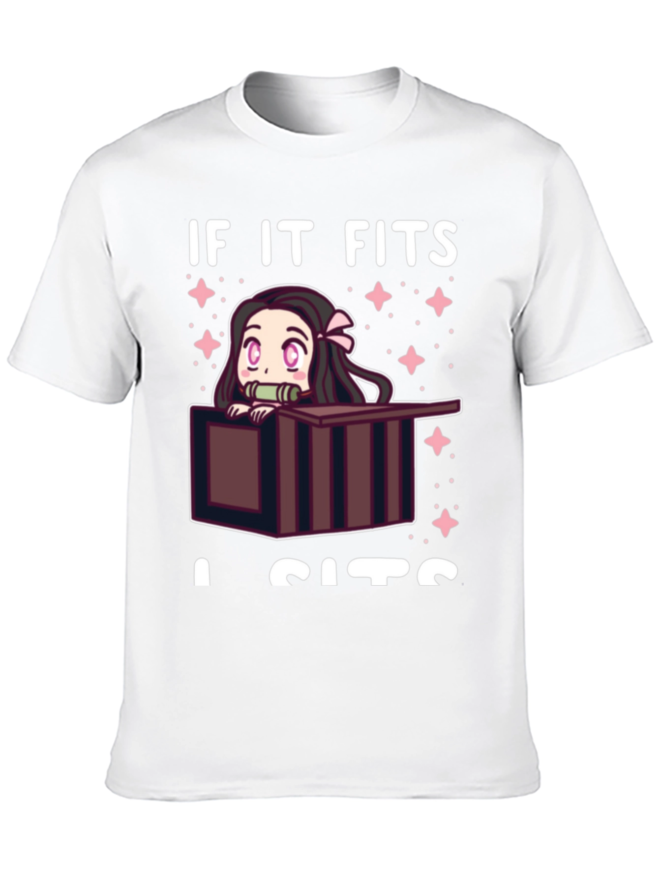 If It Fits I Sits Nezuko T-Shirt