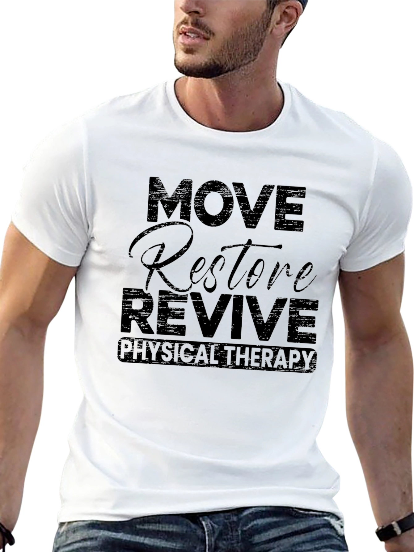 Move Restore Revive Physical Therapy T-Shirt