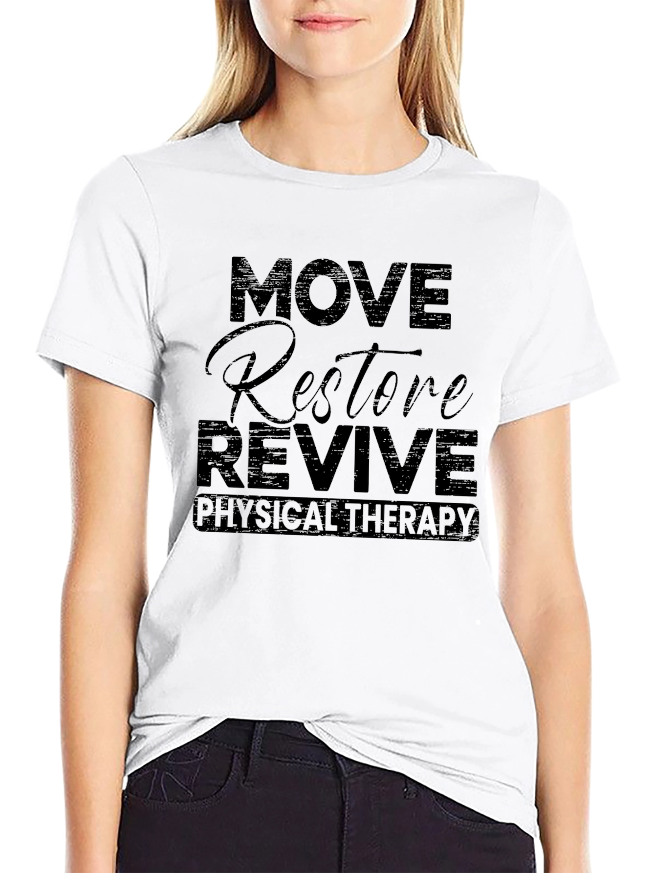 Move Restore Revive Physical Therapy T-Shirt