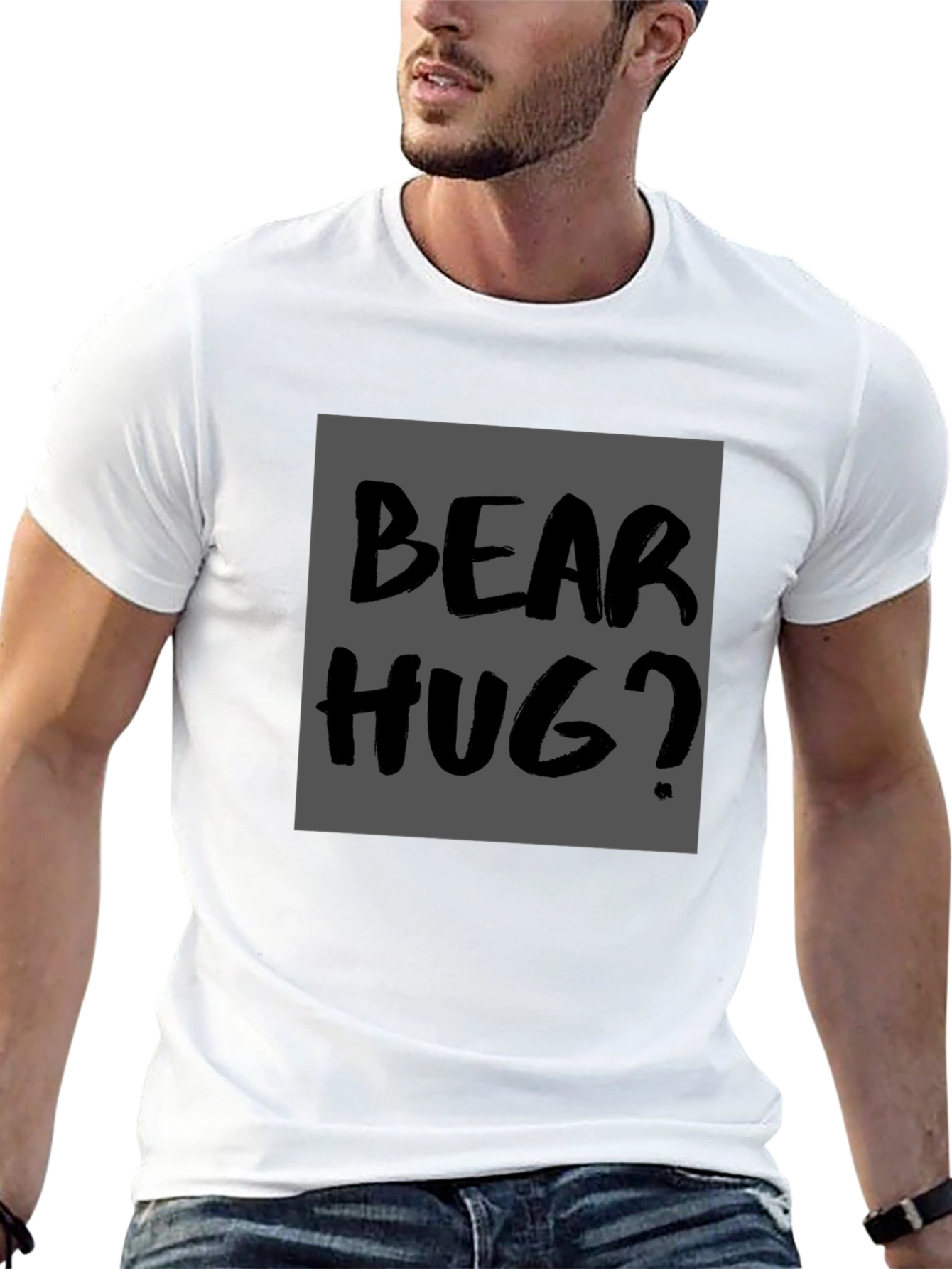 Bear Hug Graphic Tee - Casual Style
