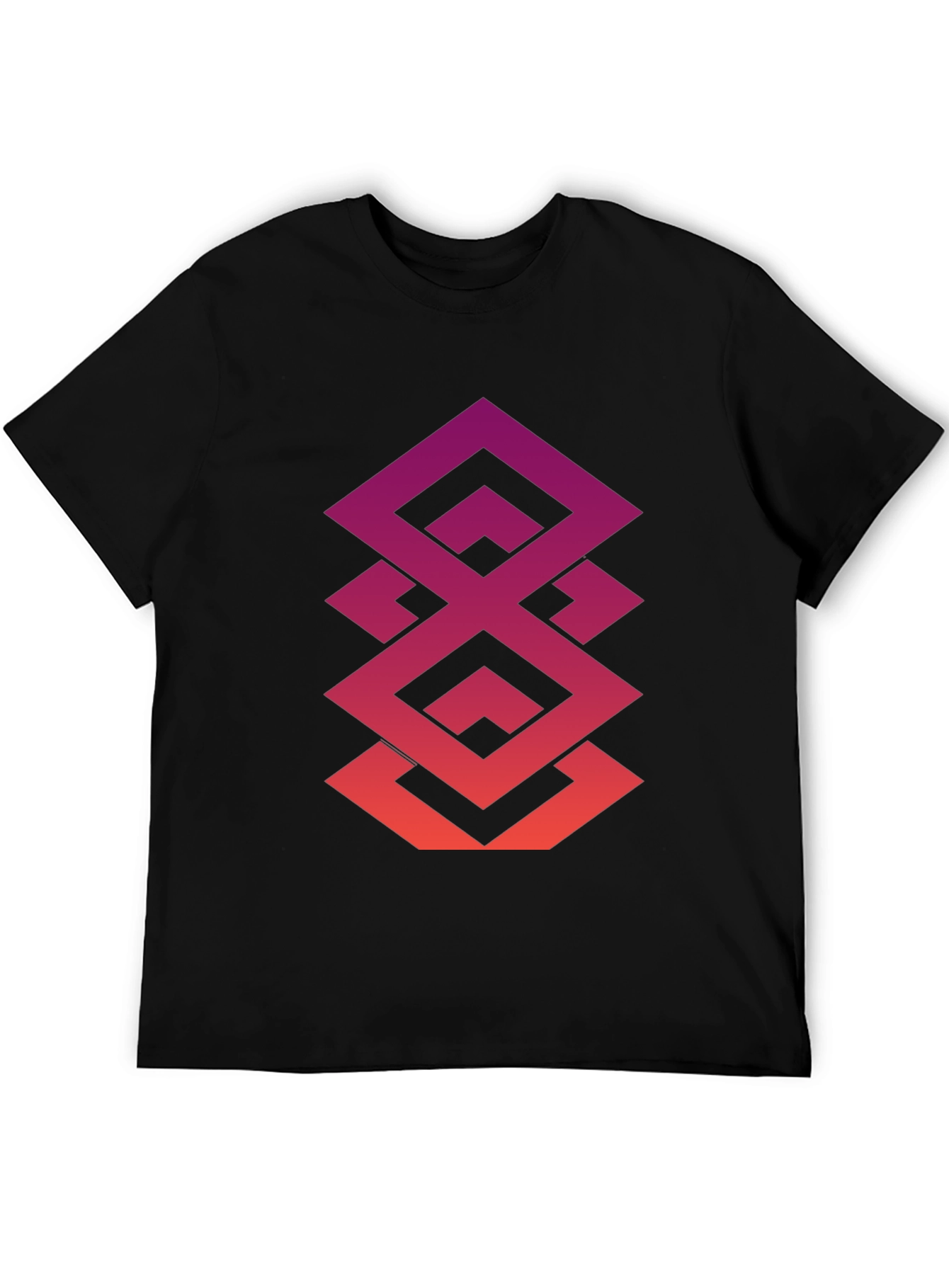 Geometric Gradient Tee - Modern Streetwear