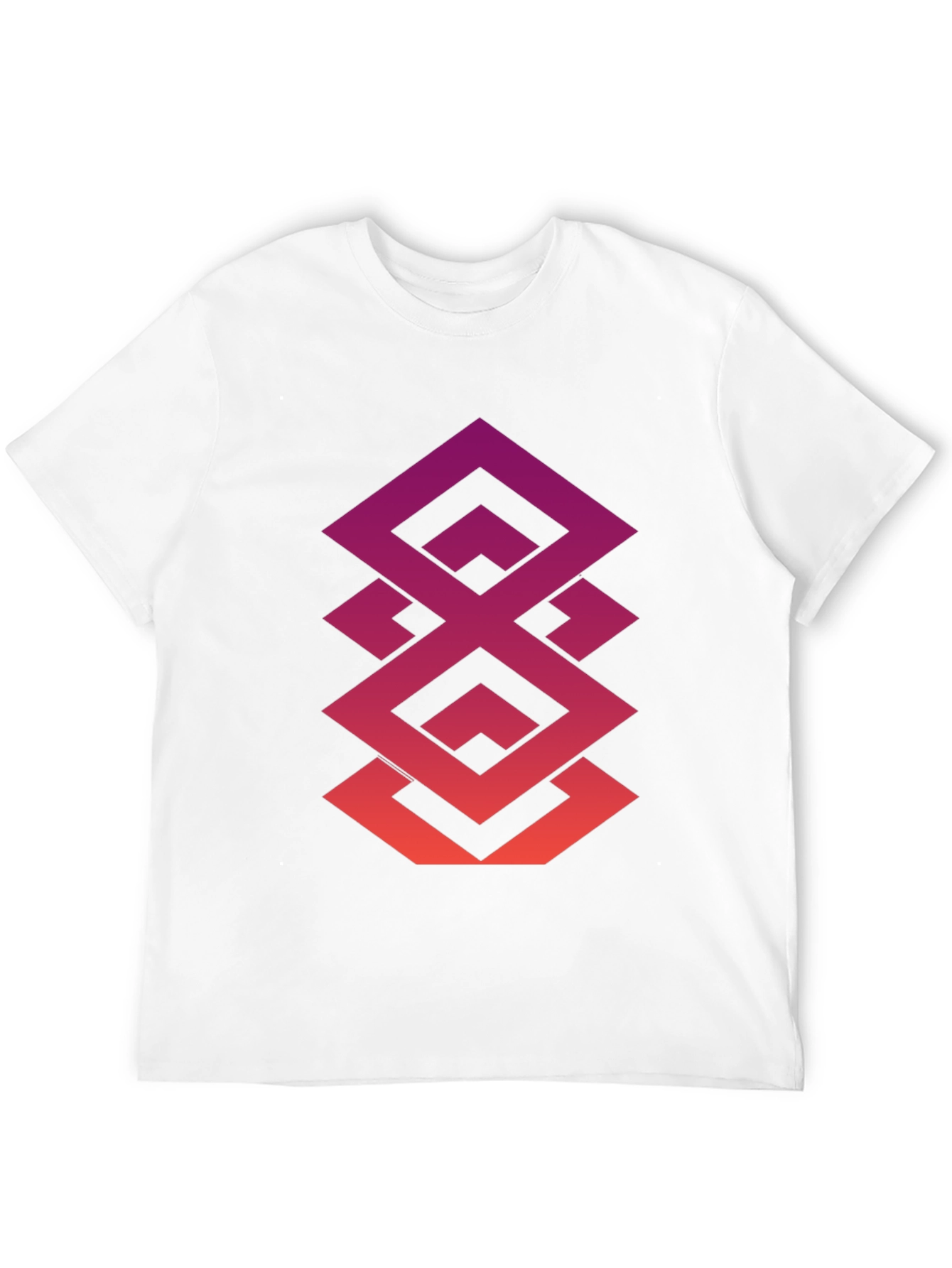 Geometric Gradient Tee - Modern Streetwear