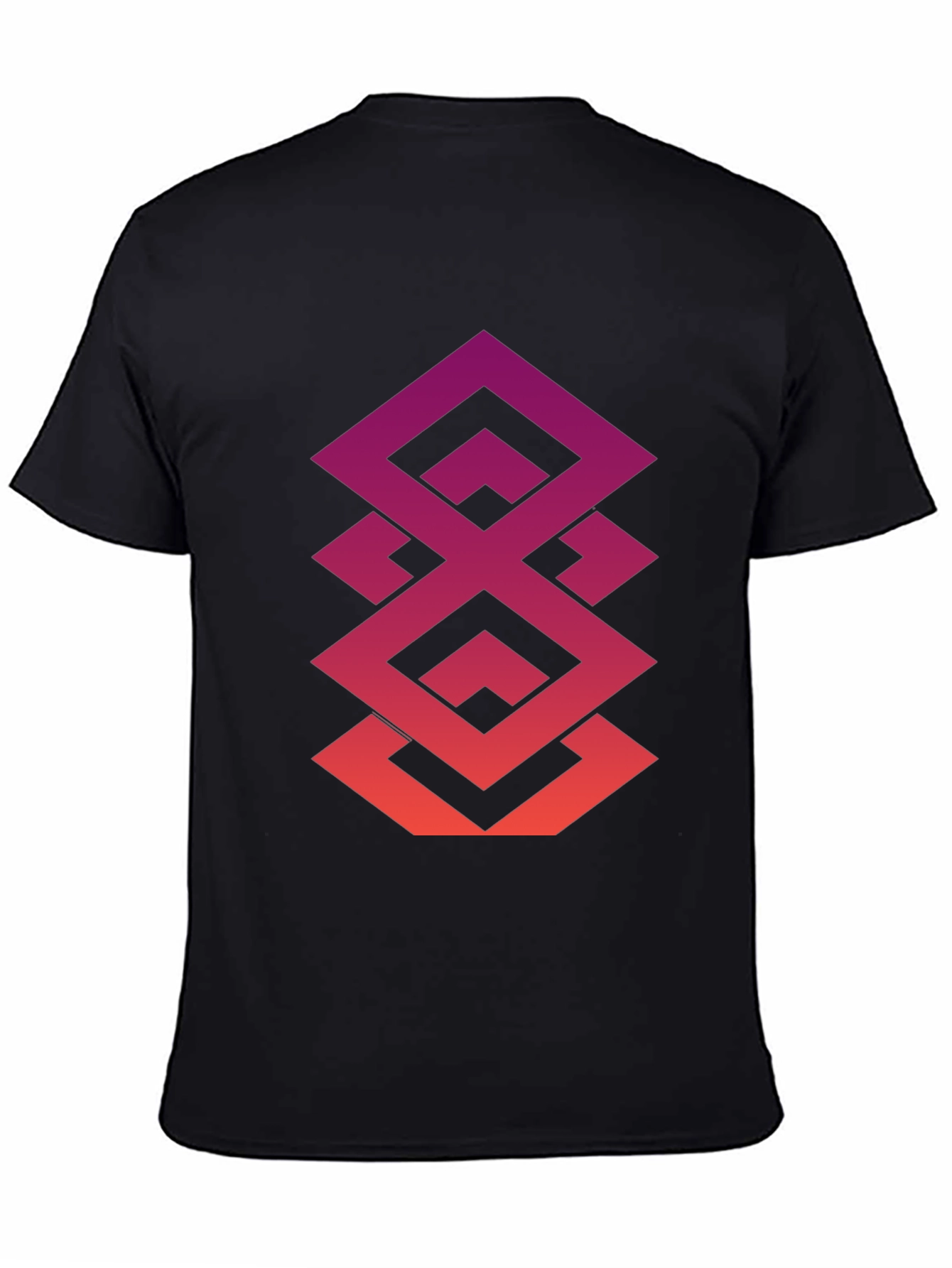 Geometric Gradient Tee - Modern Streetwear