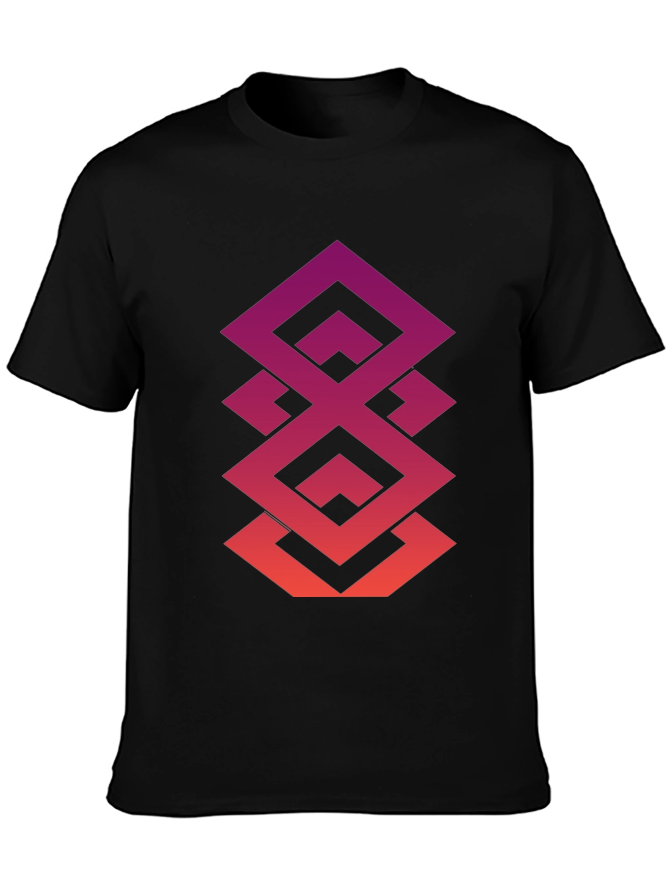 Geometric Gradient Tee - Modern Streetwear