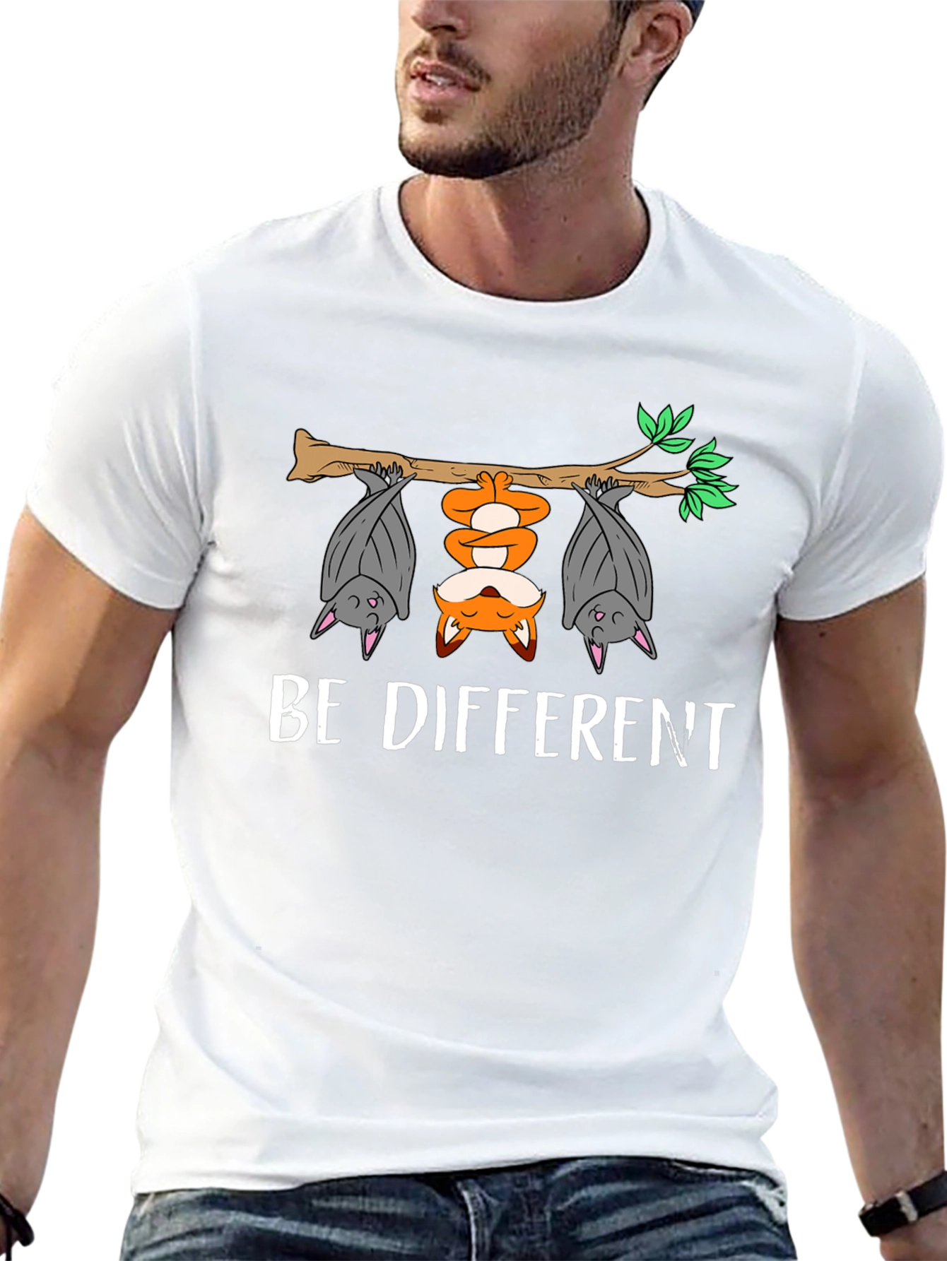 Be Different T-Shirt - Fox & Bats