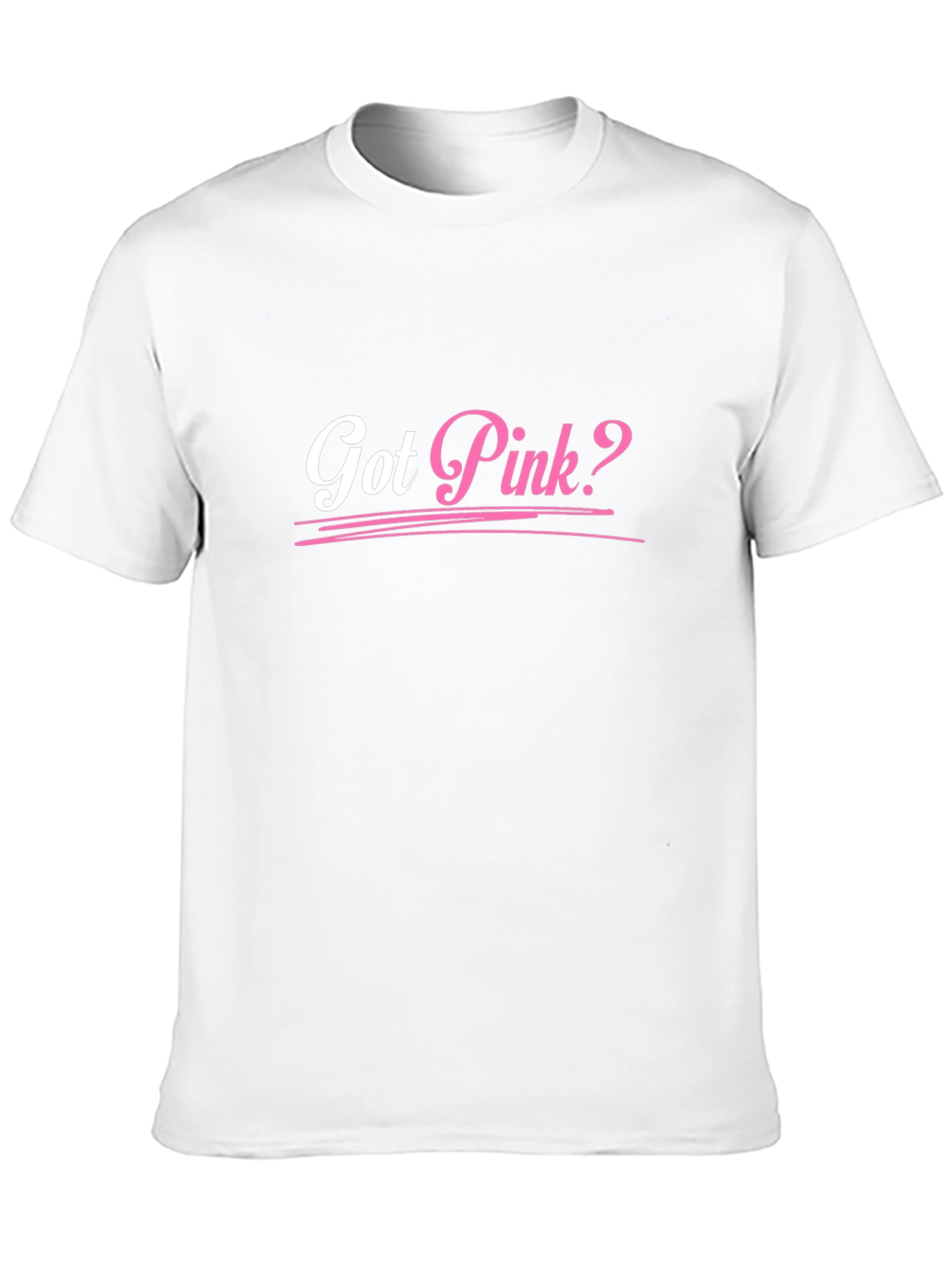 Got Pink? Black Cotton Graphic Tee Shirt