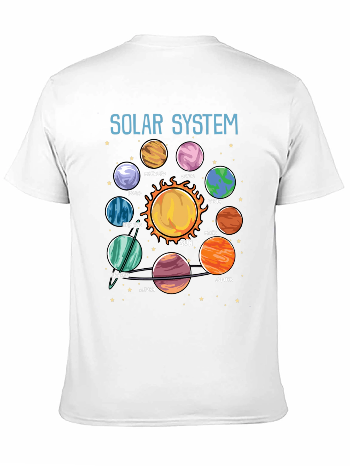 Solar System Planet Graphic T-Shirt