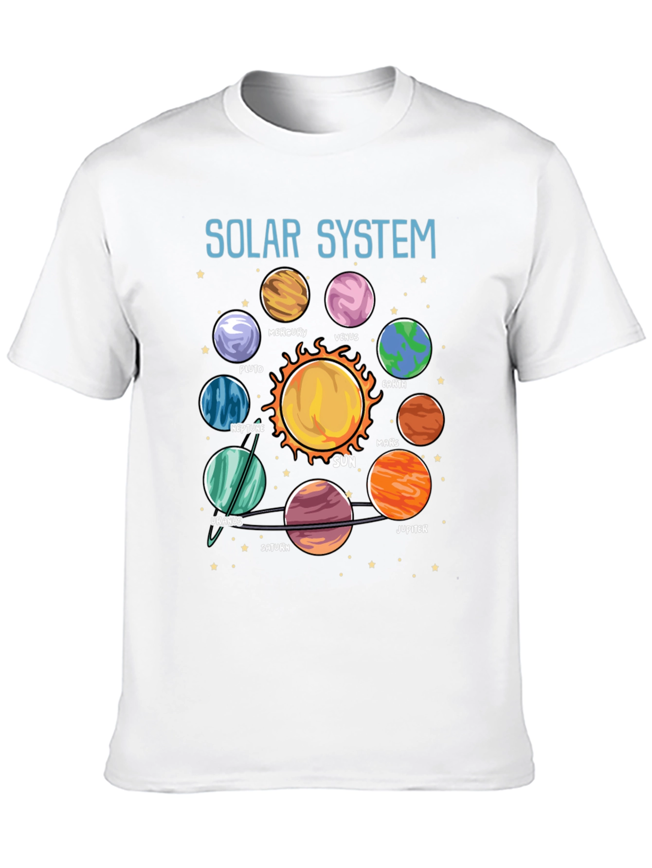 Solar System Planet Graphic T-Shirt