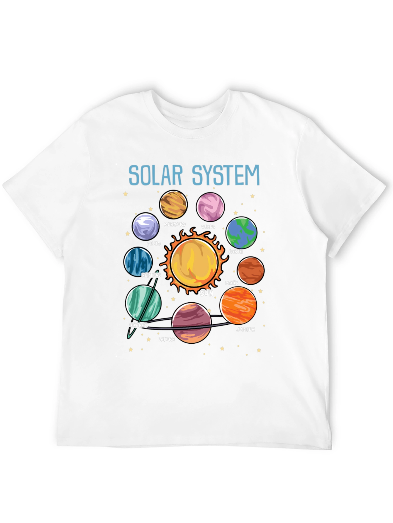 Solar System Planet Graphic T-Shirt