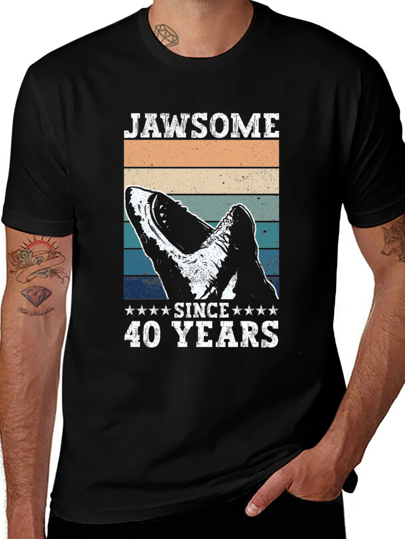 Jawsome Since 40 Years Graphic T-Shirt