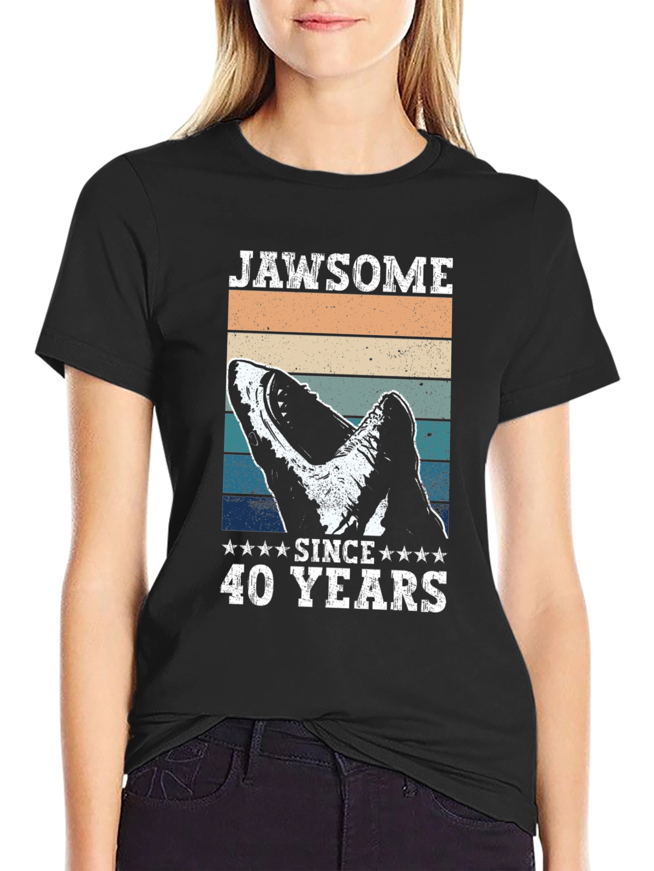 Jawsome Since 40 Years Graphic T-Shirt
