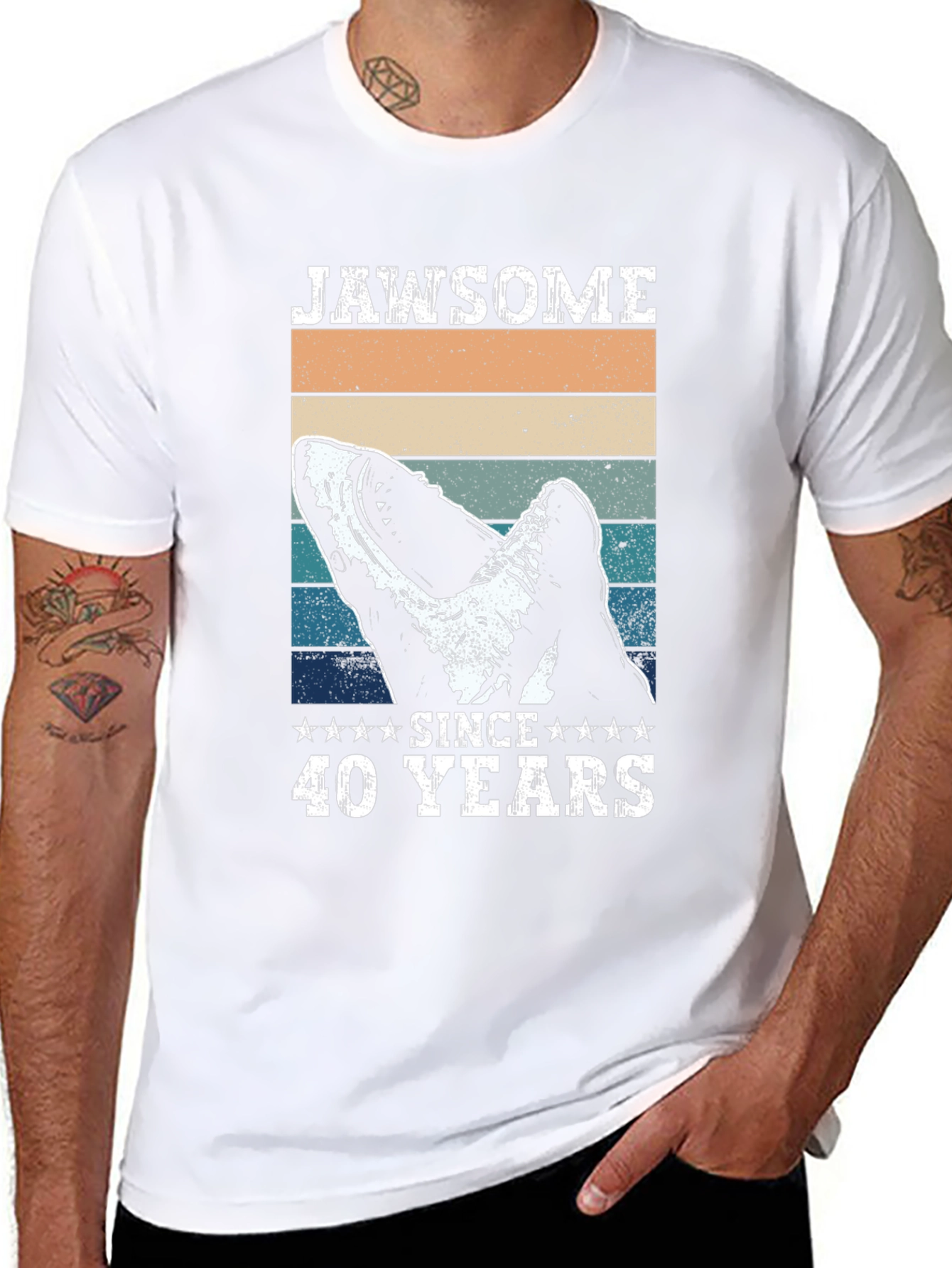 Jawsome Since 40 Years Graphic T-Shirt