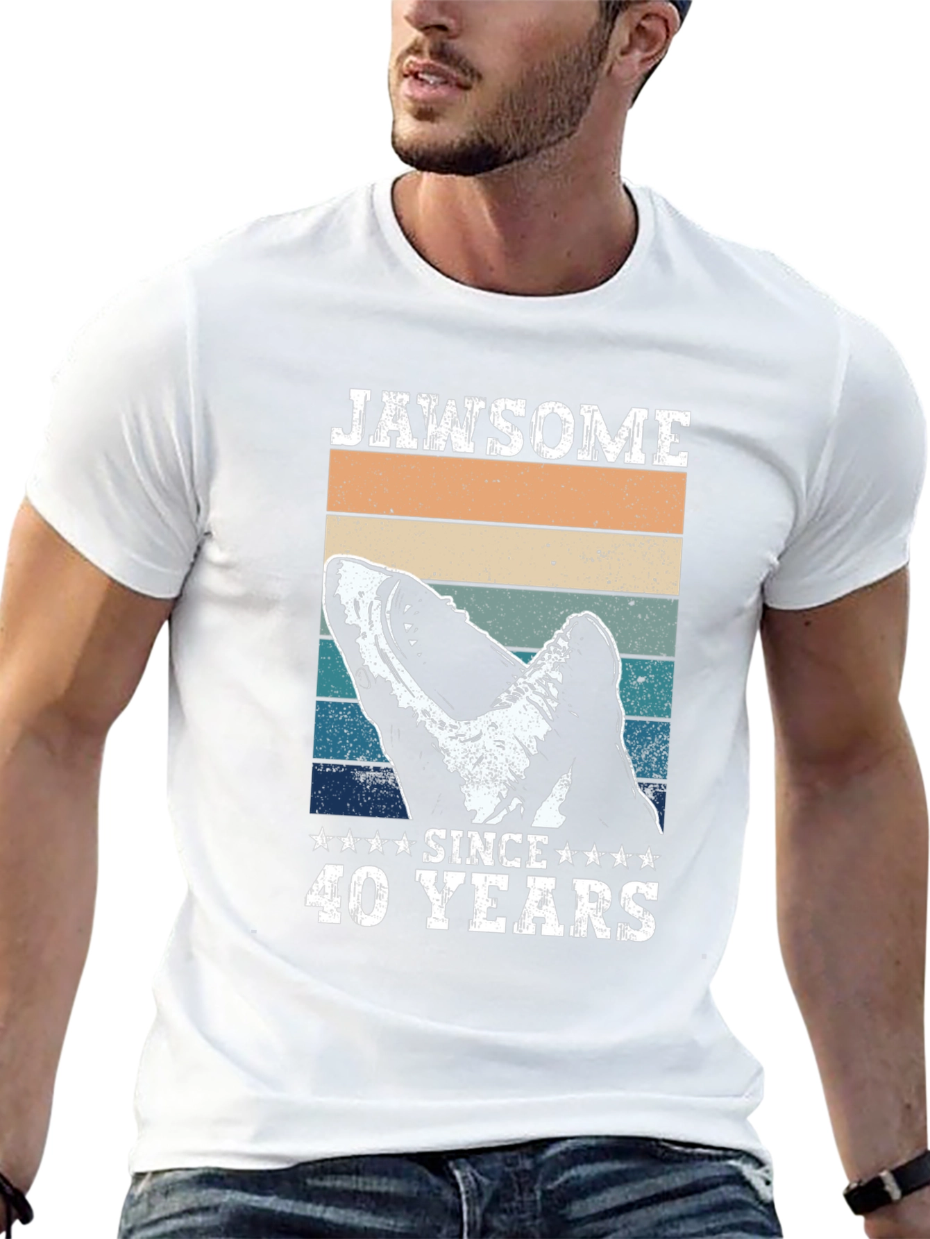 Jawsome Since 40 Years Graphic T-Shirt
