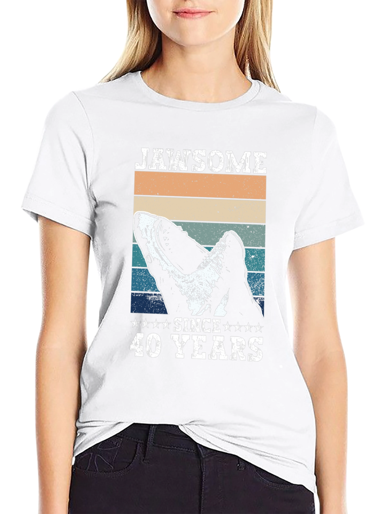 Jawsome Since 40 Years Graphic T-Shirt