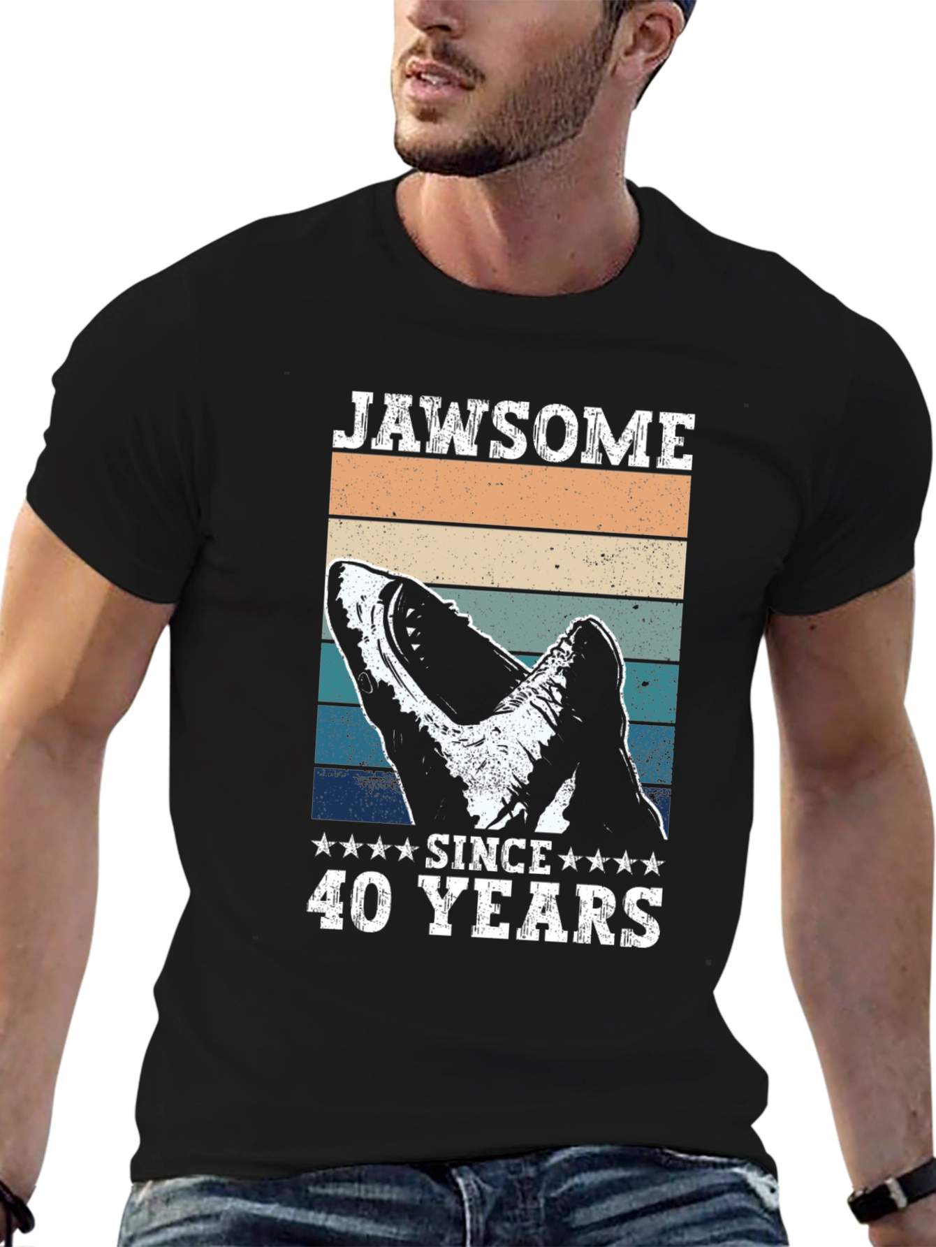 Jawsome Since 40 Years Graphic T-Shirt