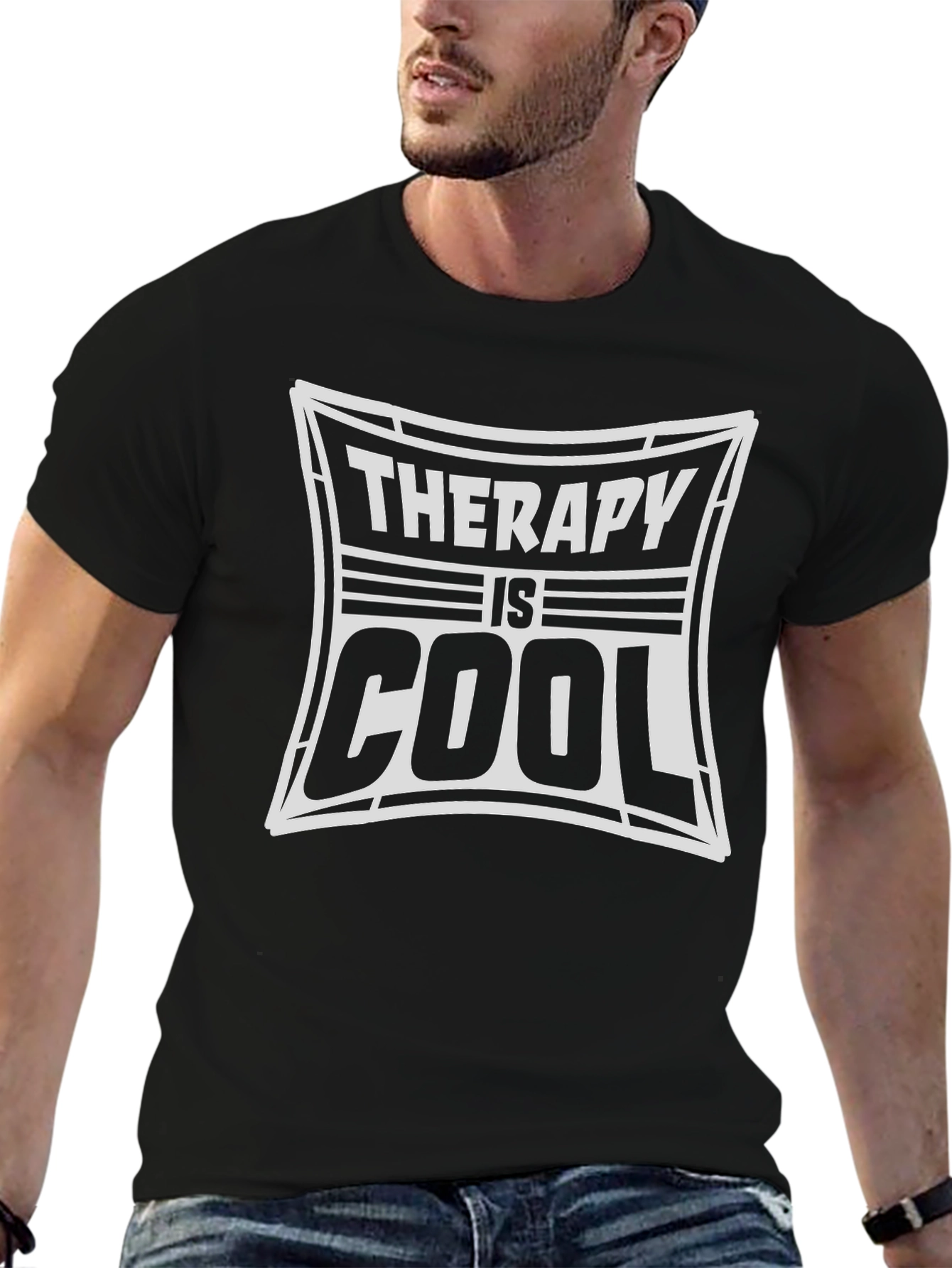 Therapy Is Cool Graphic Tee - Comfort Fit