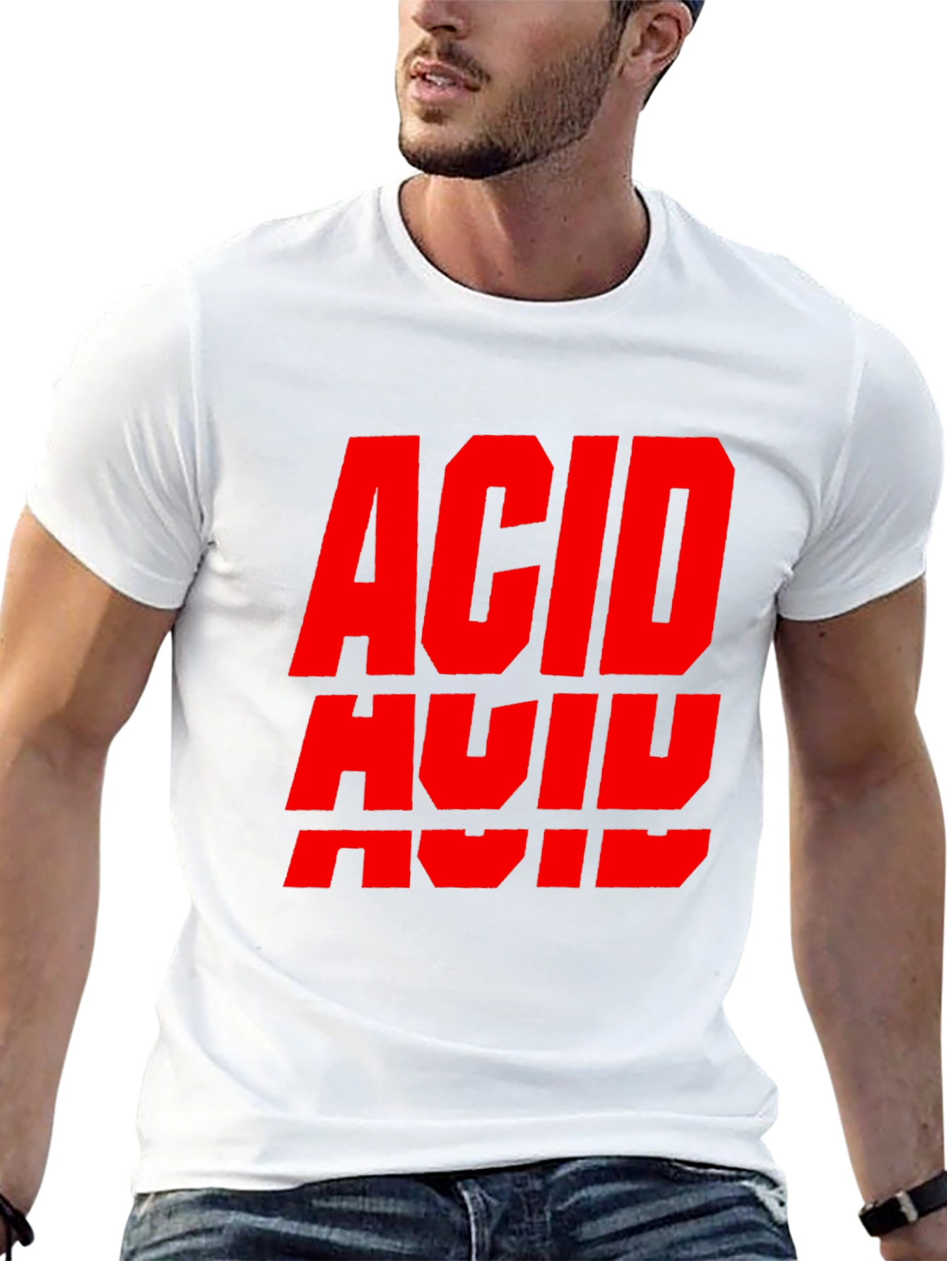 Bold ACID Graphic Tee - Black