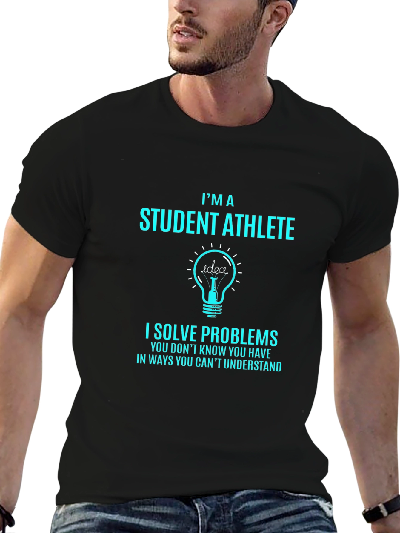 Student Athlete Problem Solver Graphic T-Shirt