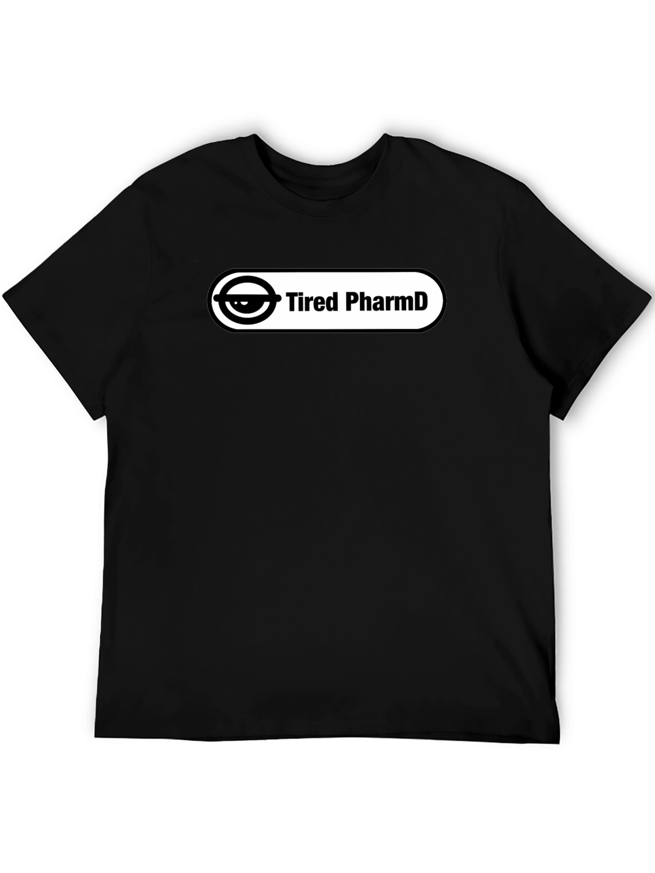 Tired PharmD Black T-Shirt - Stylish and Comfortable