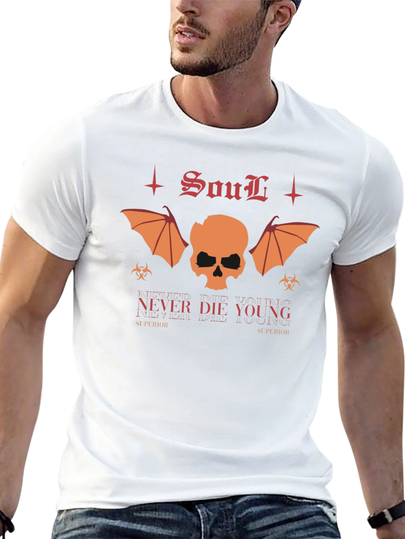 Soul Never Die Young Graphic T-Shirt