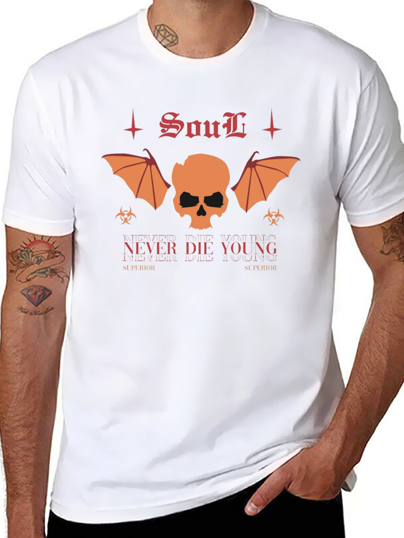 Soul Never Die Young Graphic T-Shirt
