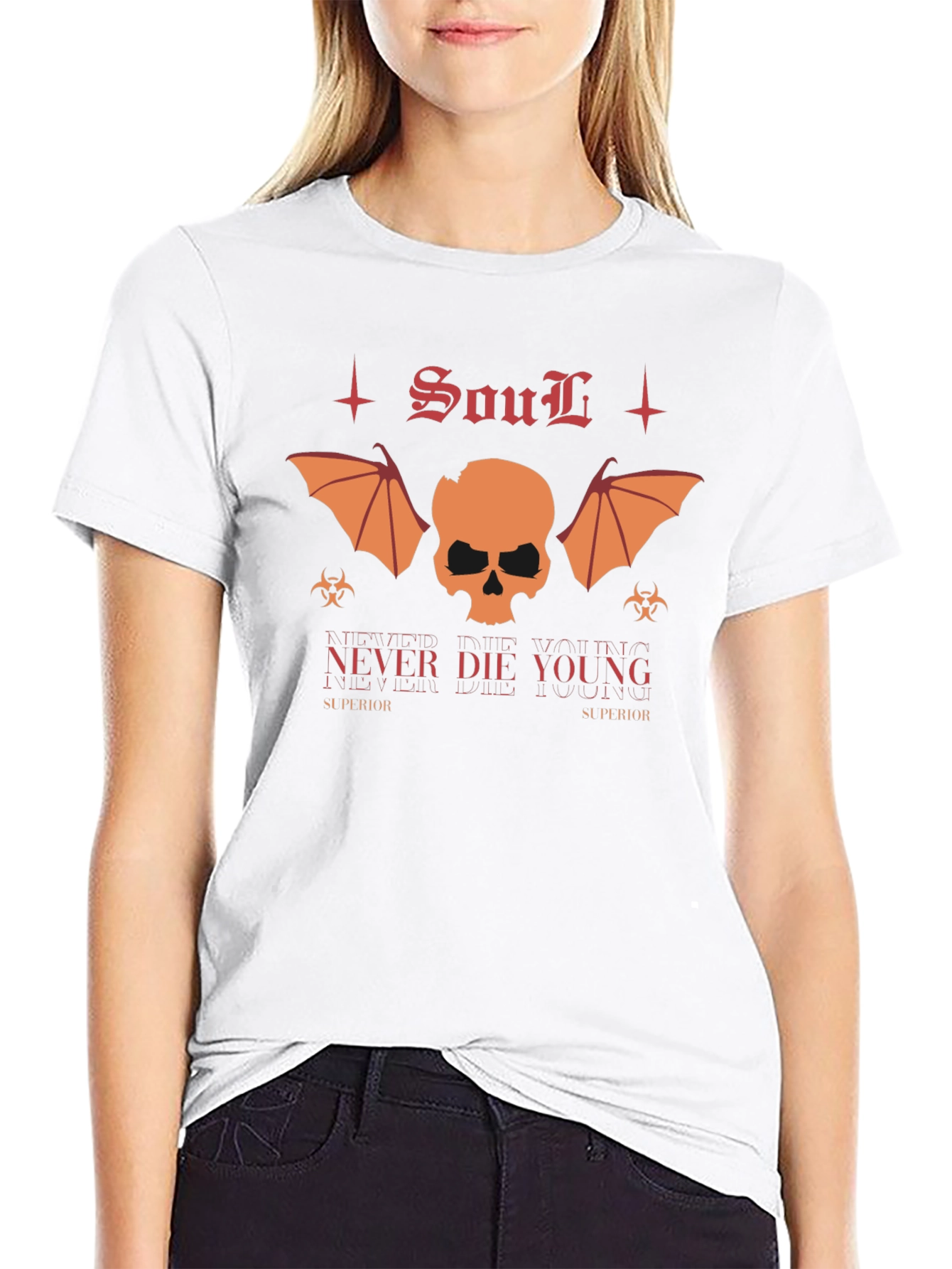 Soul Never Die Young Graphic T-Shirt