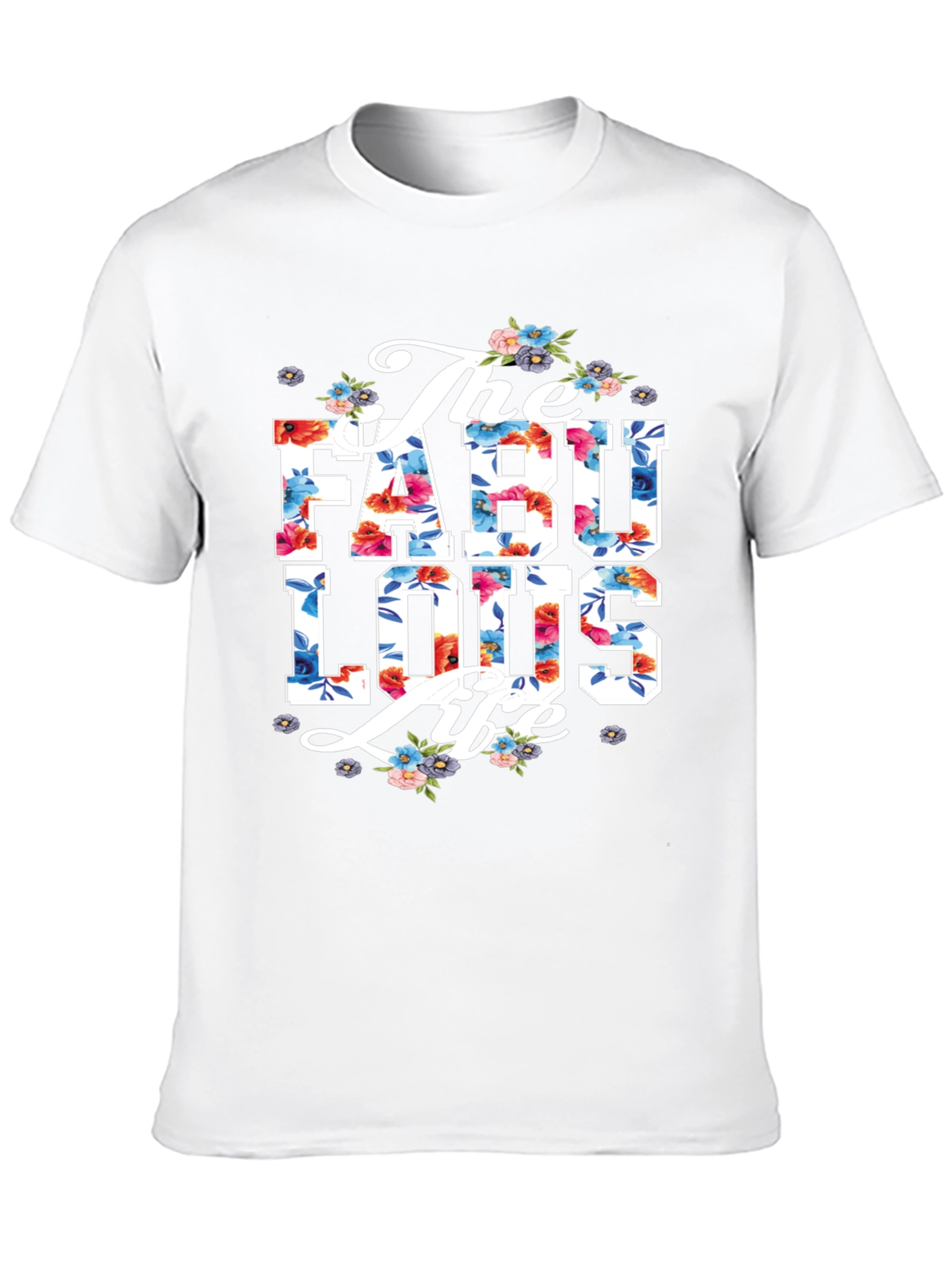 The Fabulous Life Floral Graphic Tee