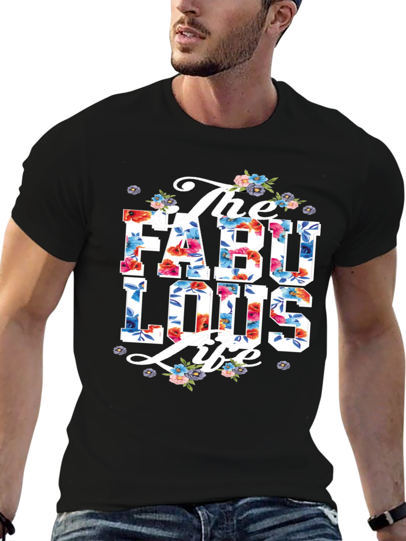 The Fabulous Life Floral Graphic Tee