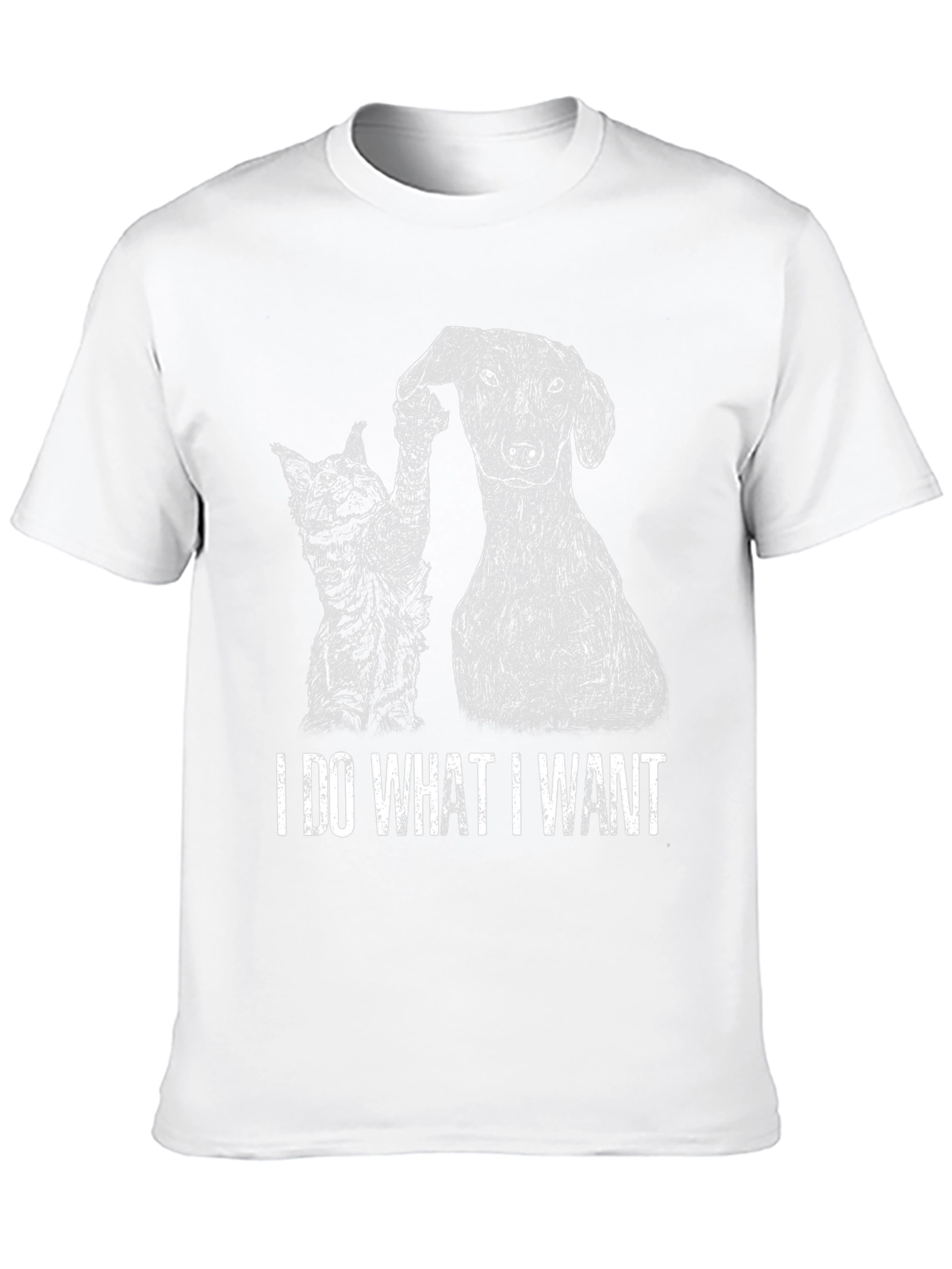 I Do What I Want Cat & Dog T-Shirt