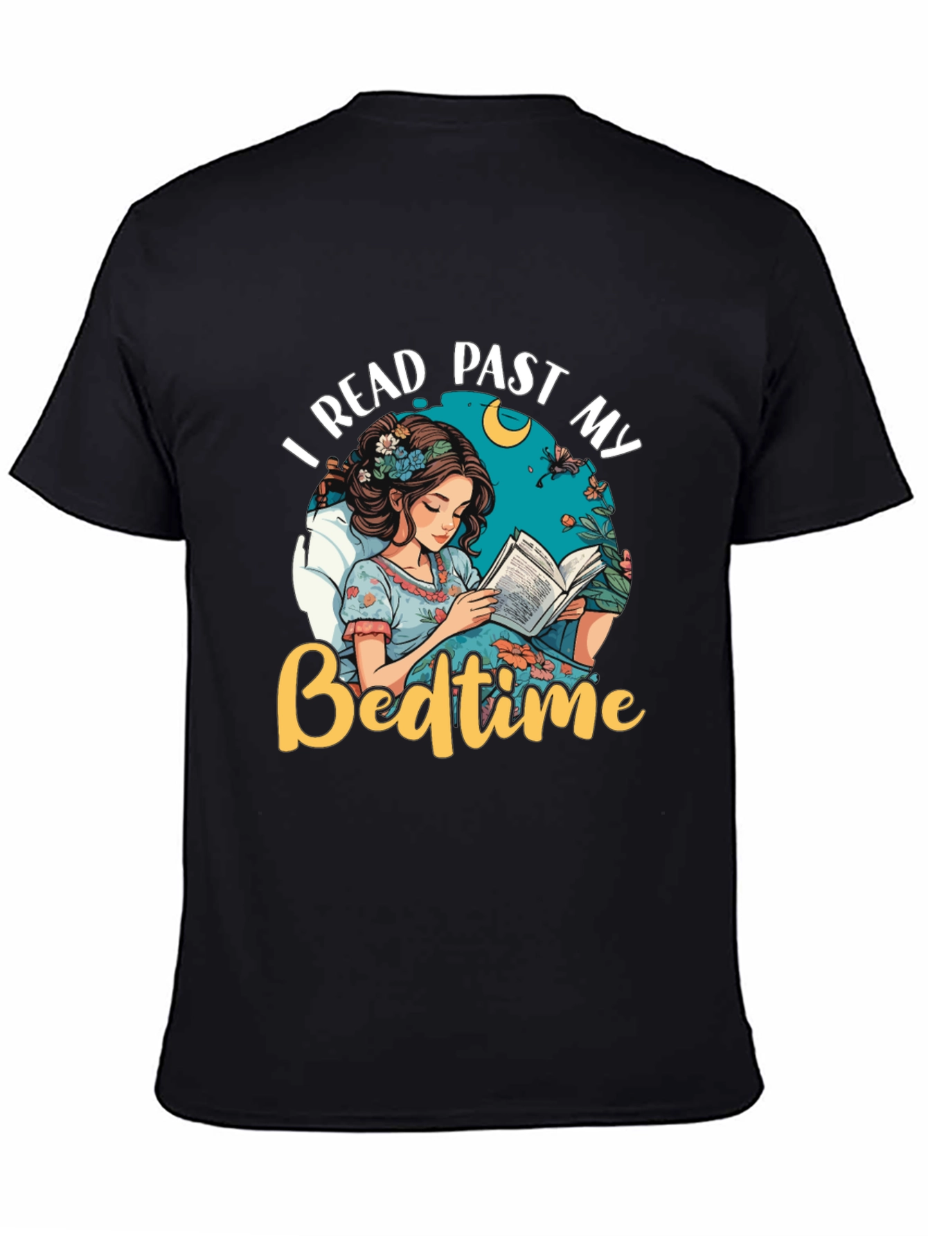 I Read Past My Bedtime Graphic Tee