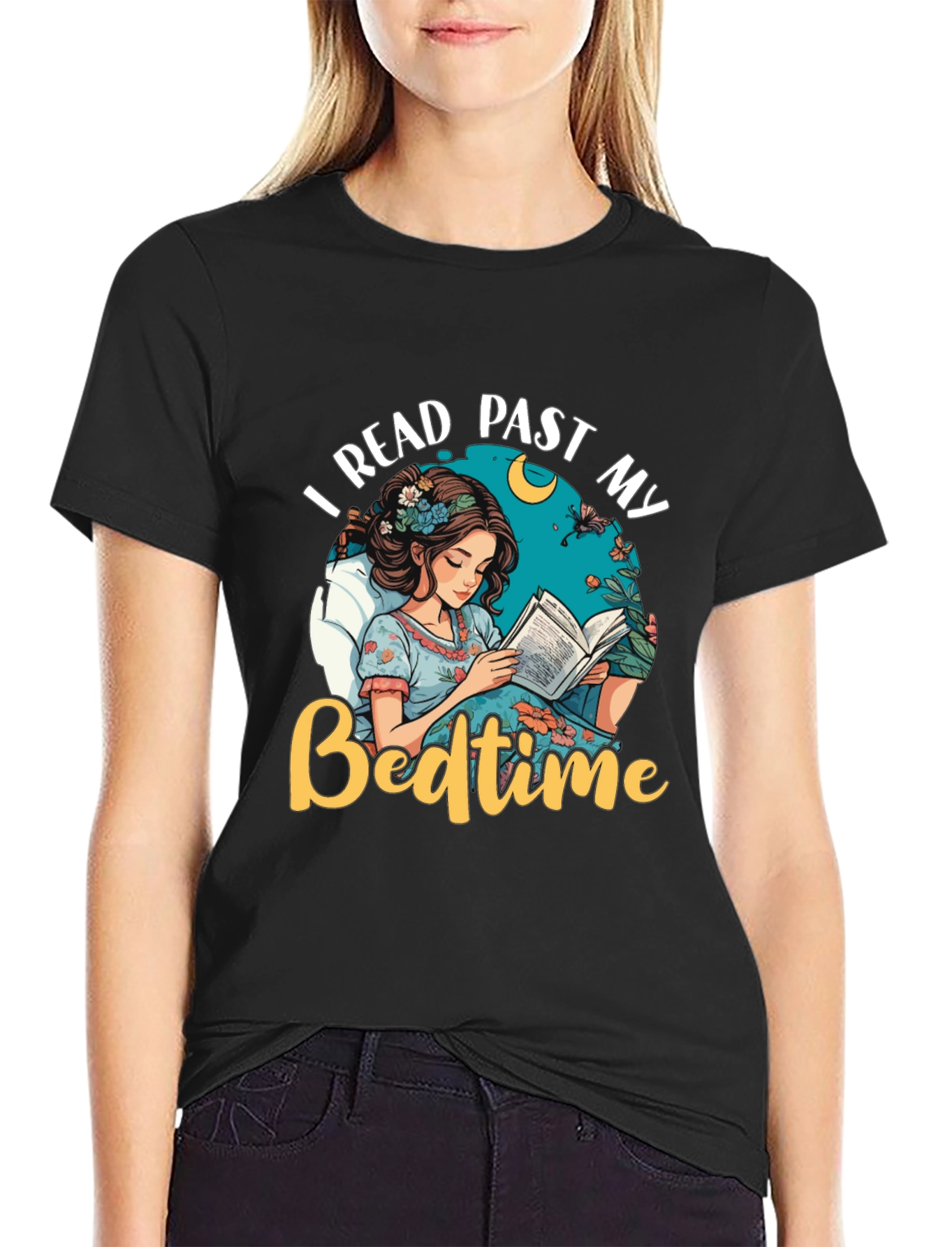 I Read Past My Bedtime Graphic Tee