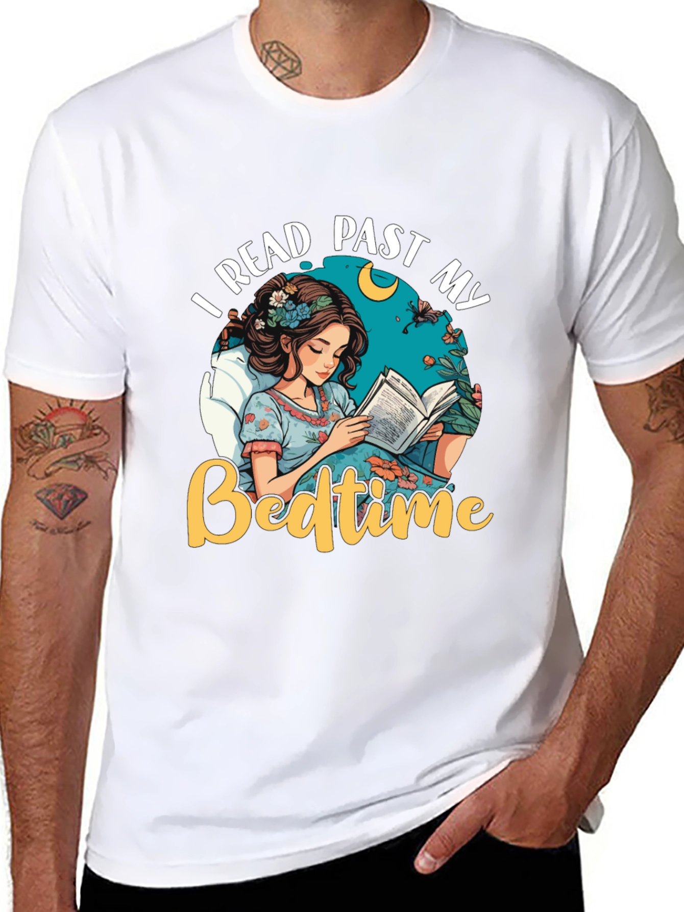 I Read Past My Bedtime Graphic Tee