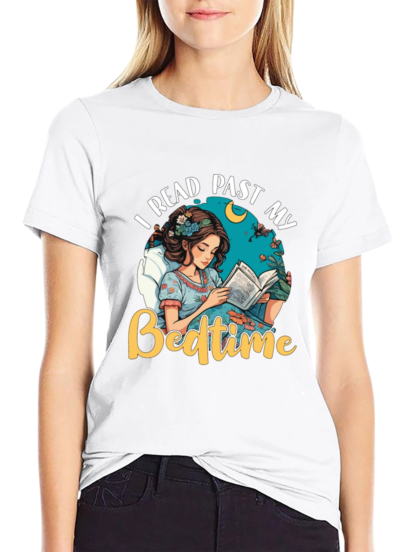 I Read Past My Bedtime Graphic Tee
