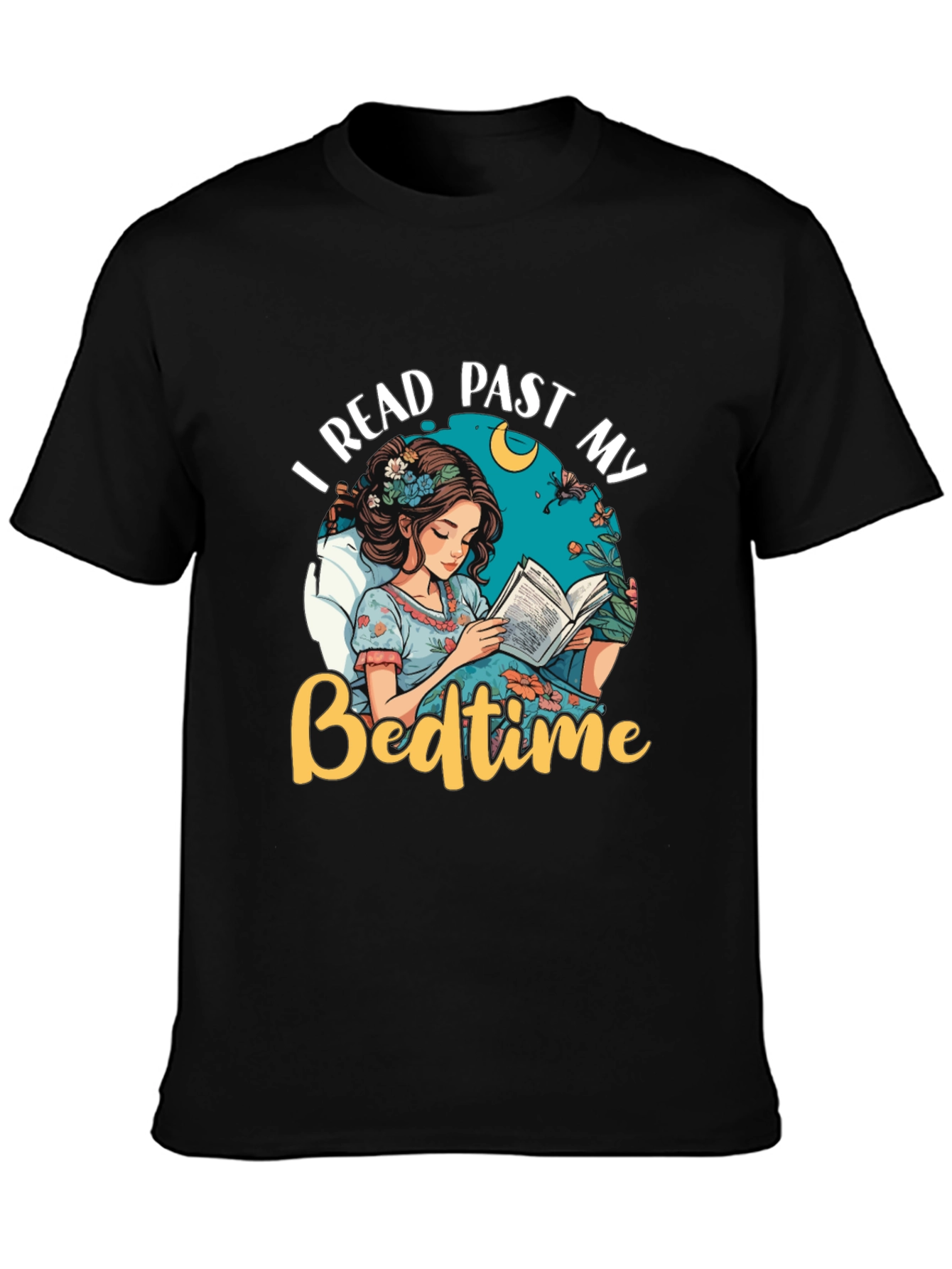 I Read Past My Bedtime Graphic Tee