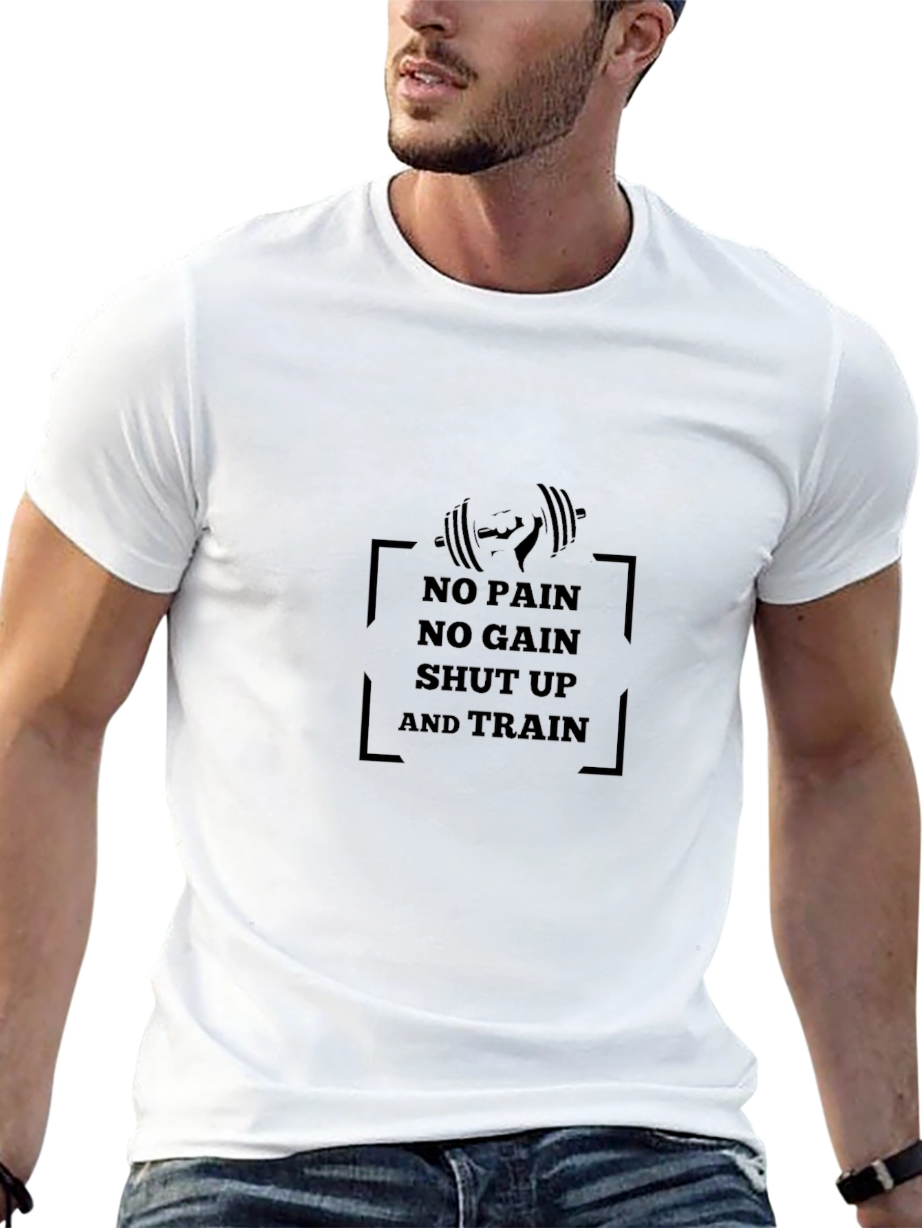 Motivational Workout Shirt - No Pain No Gain