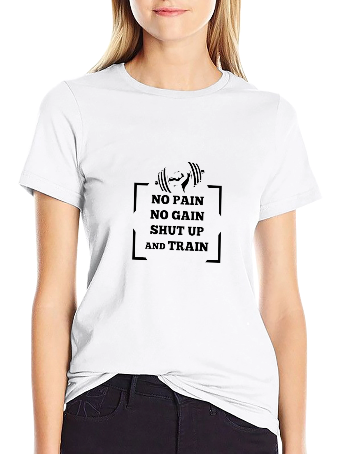Motivational Workout Shirt - No Pain No Gain