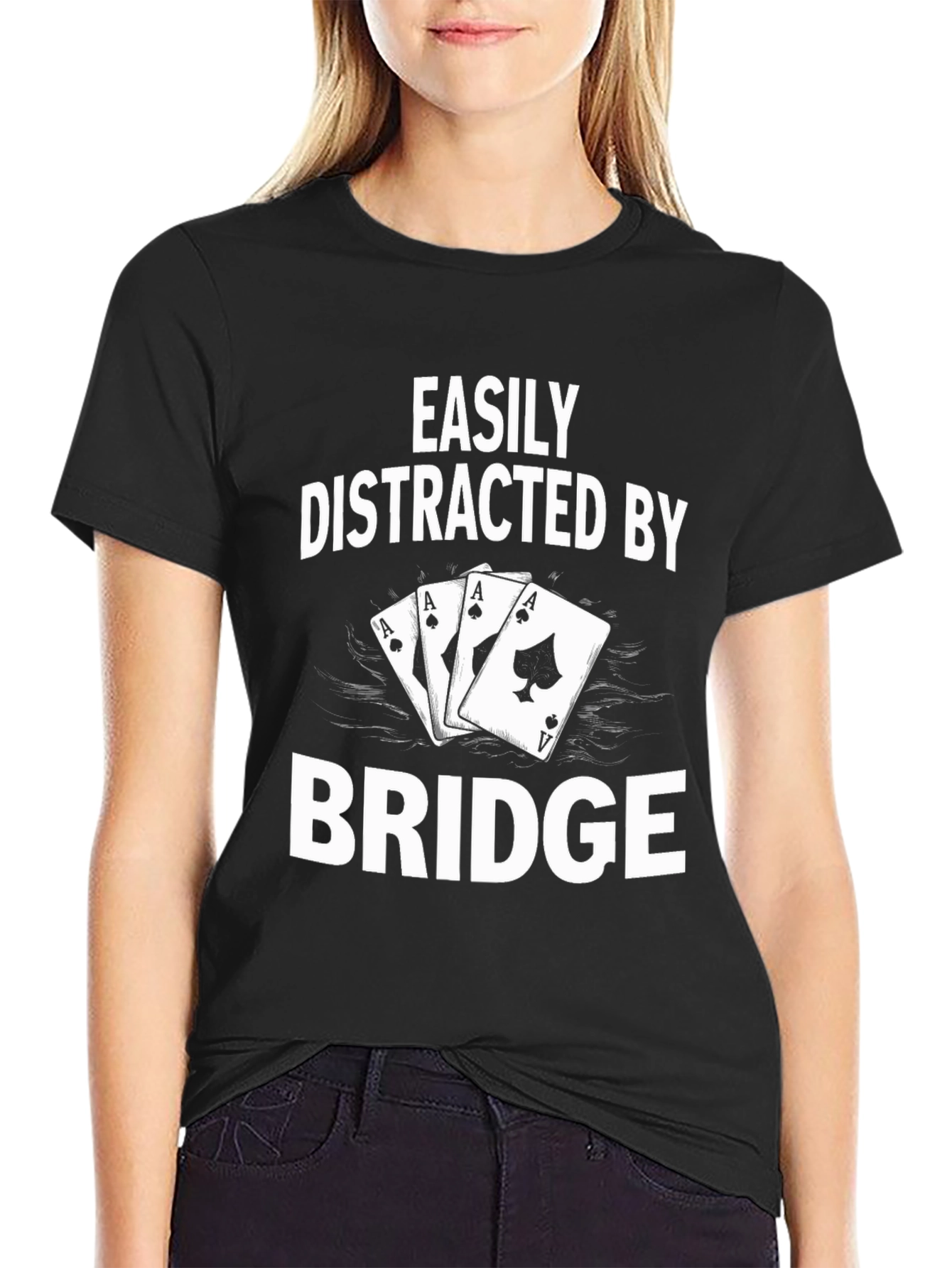 Easily Distracted by Bridge Graphic Tee