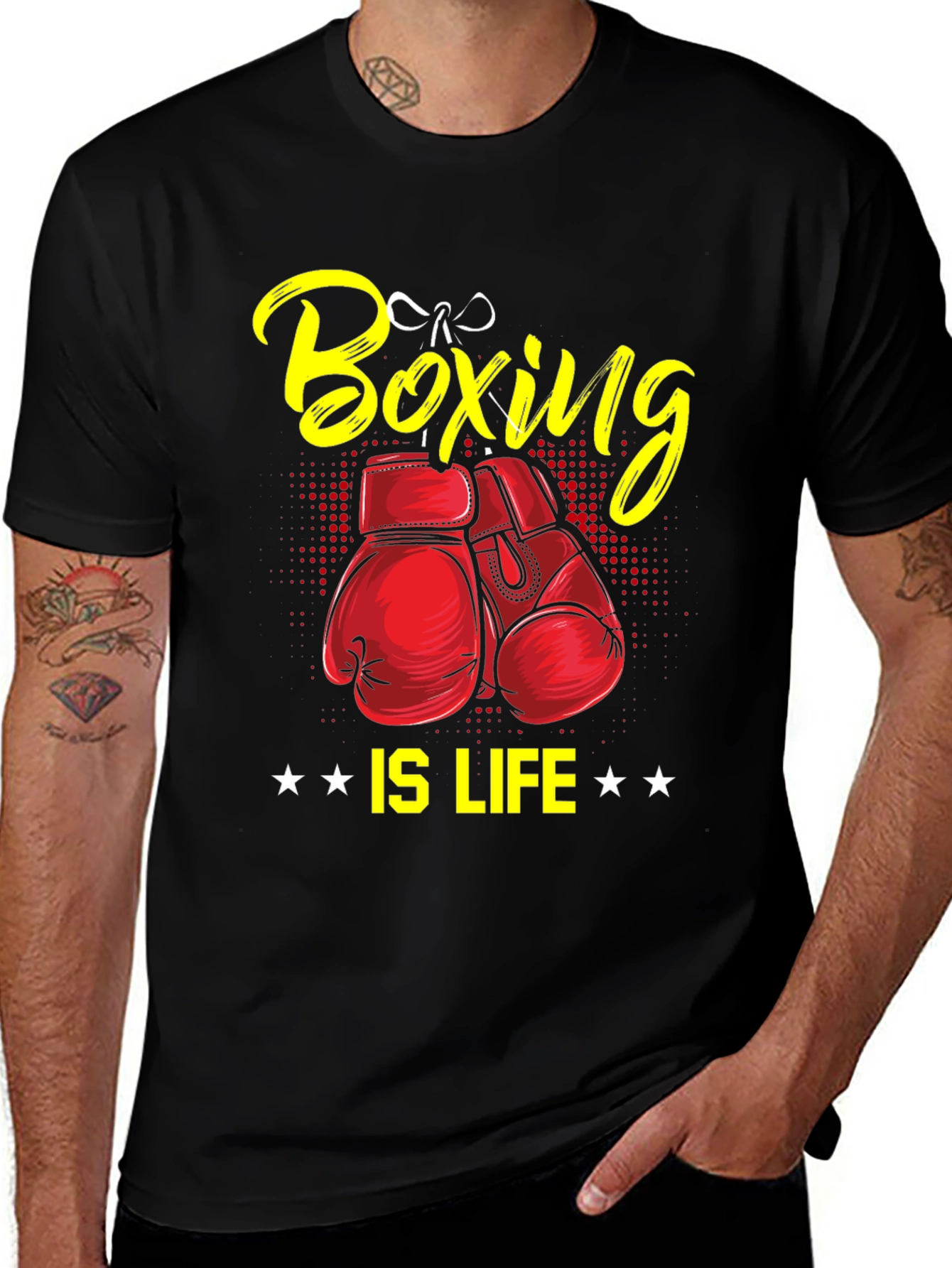 Boxing is Life Graphic T-Shirt