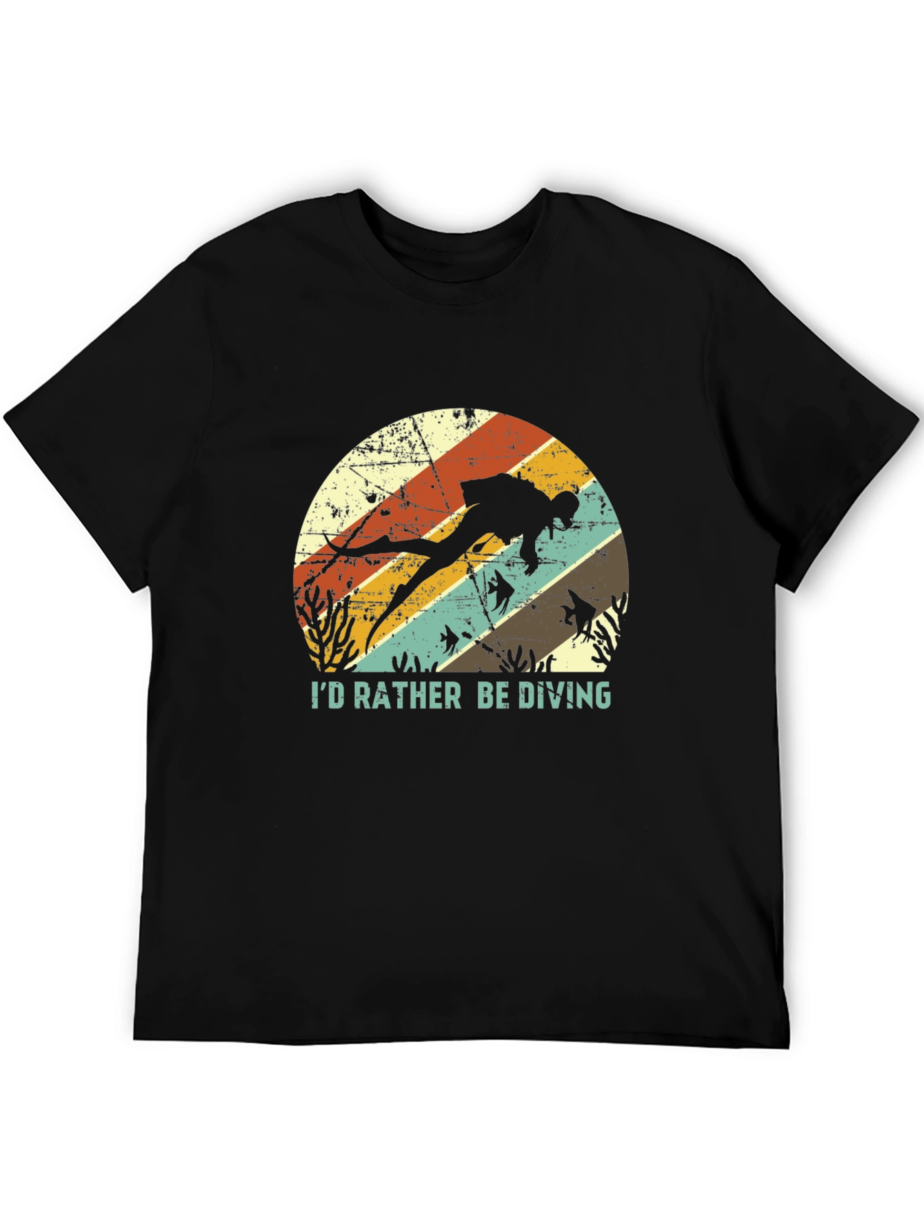 Id Rather Be Diving T-Shirt - Scuba Diver Tee