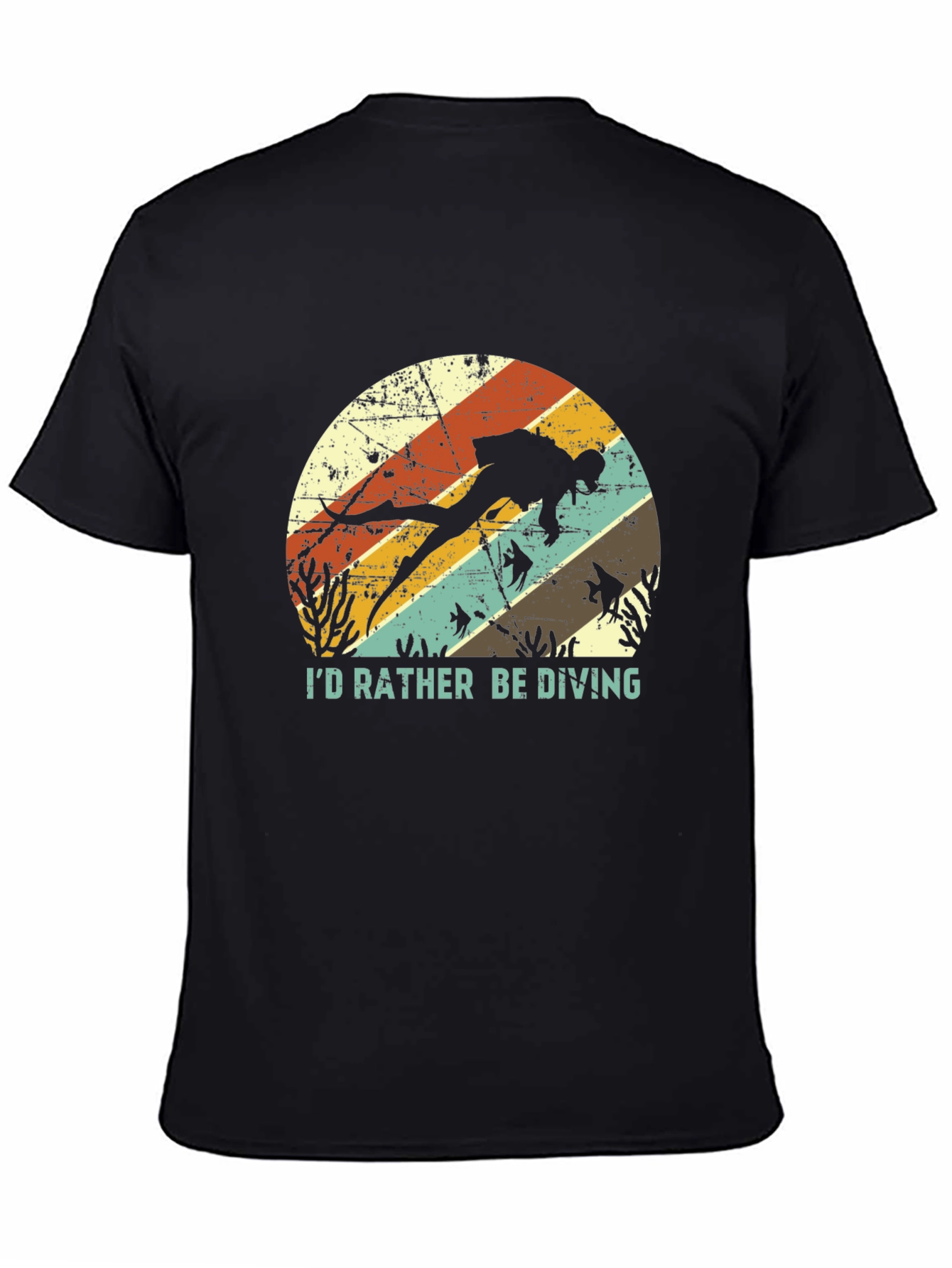 Id Rather Be Diving T-Shirt - Scuba Diver Tee