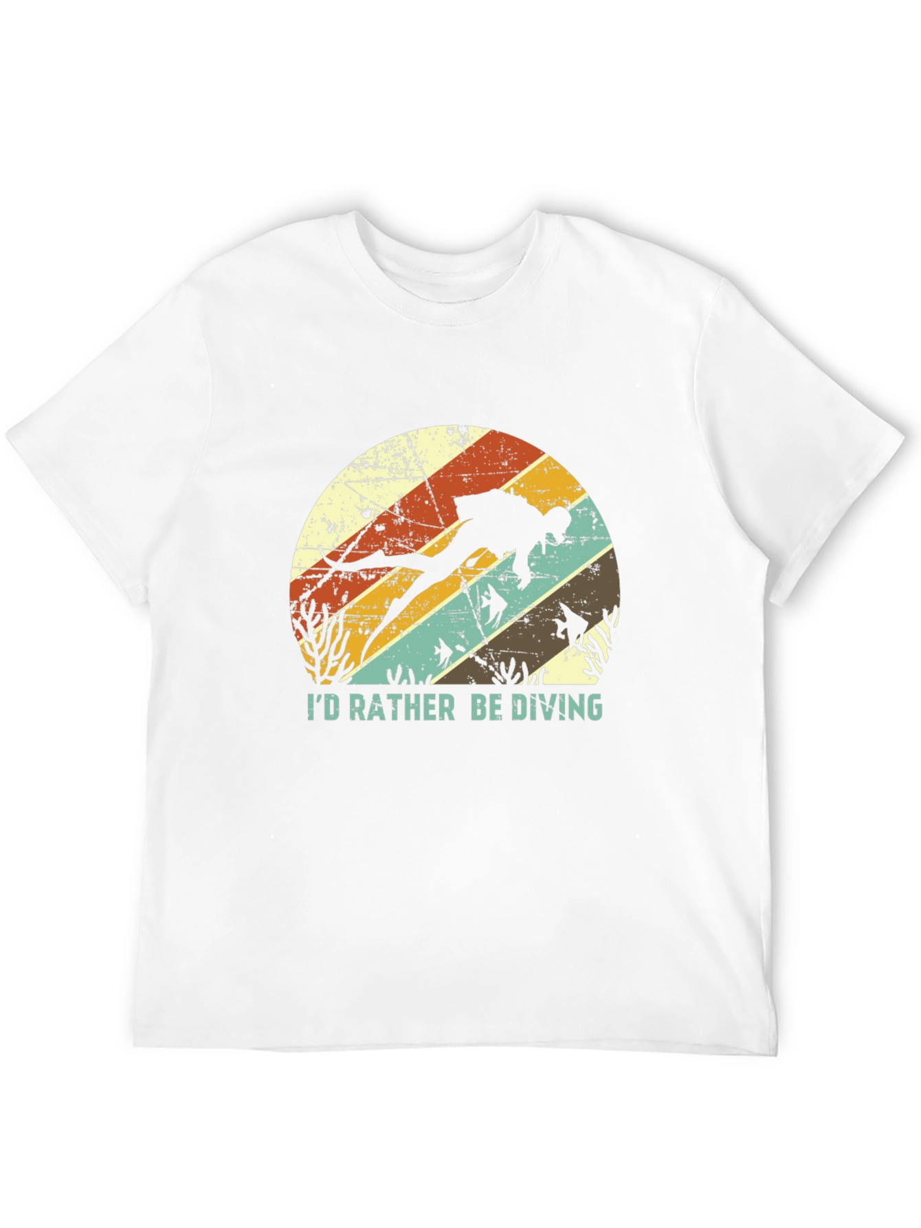 Id Rather Be Diving T-Shirt - Scuba Diver Tee