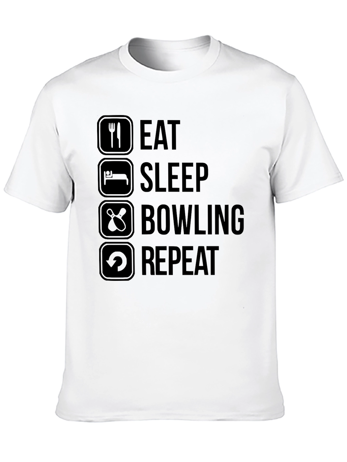 Eat Sleep Bowling Repeat T-Shirt